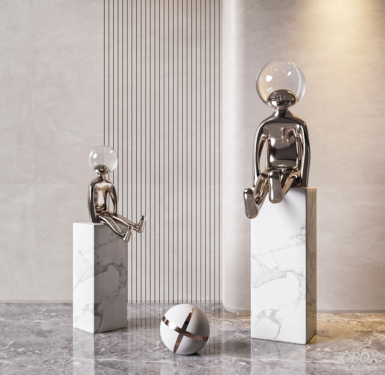 Modern Sculpture 3D Model