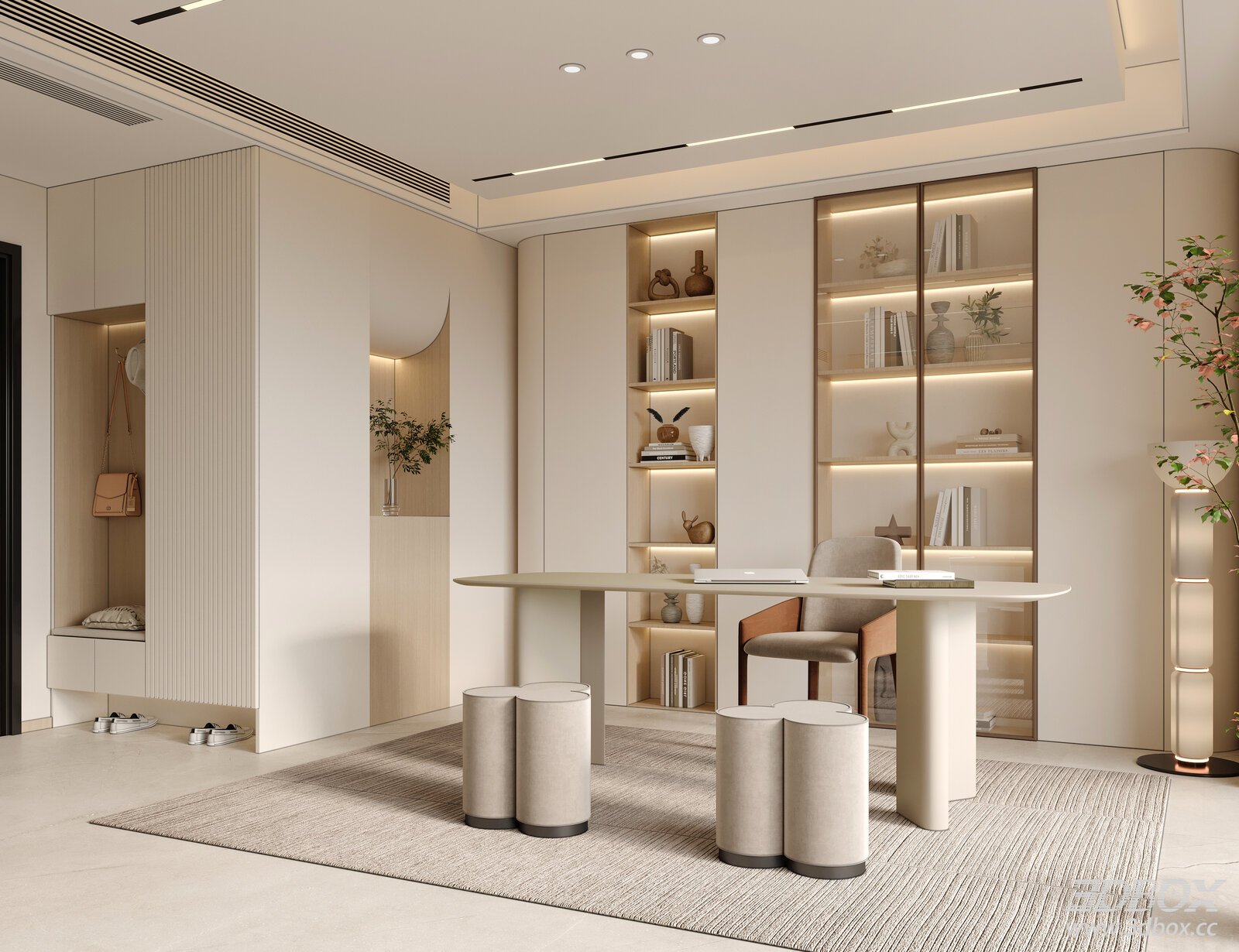 Modern Living Room 3D Model