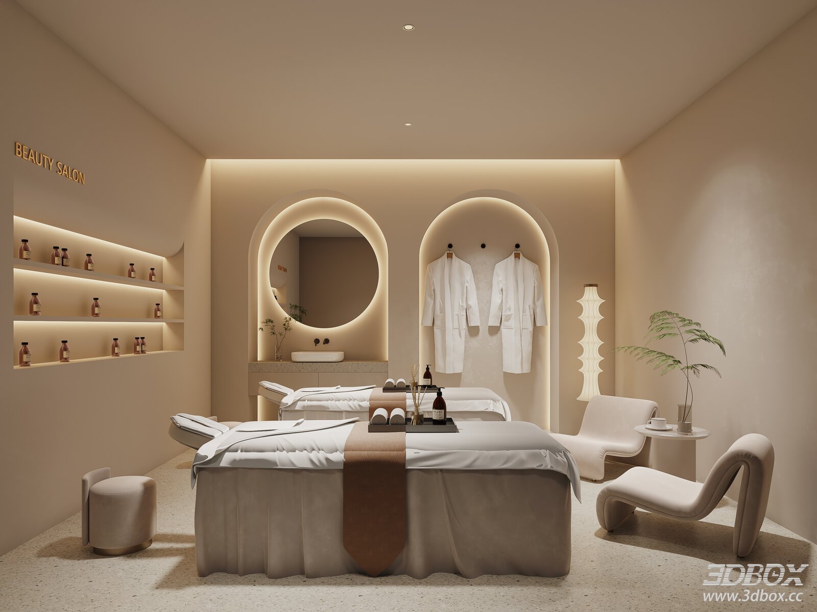 Spa Room 3D Model