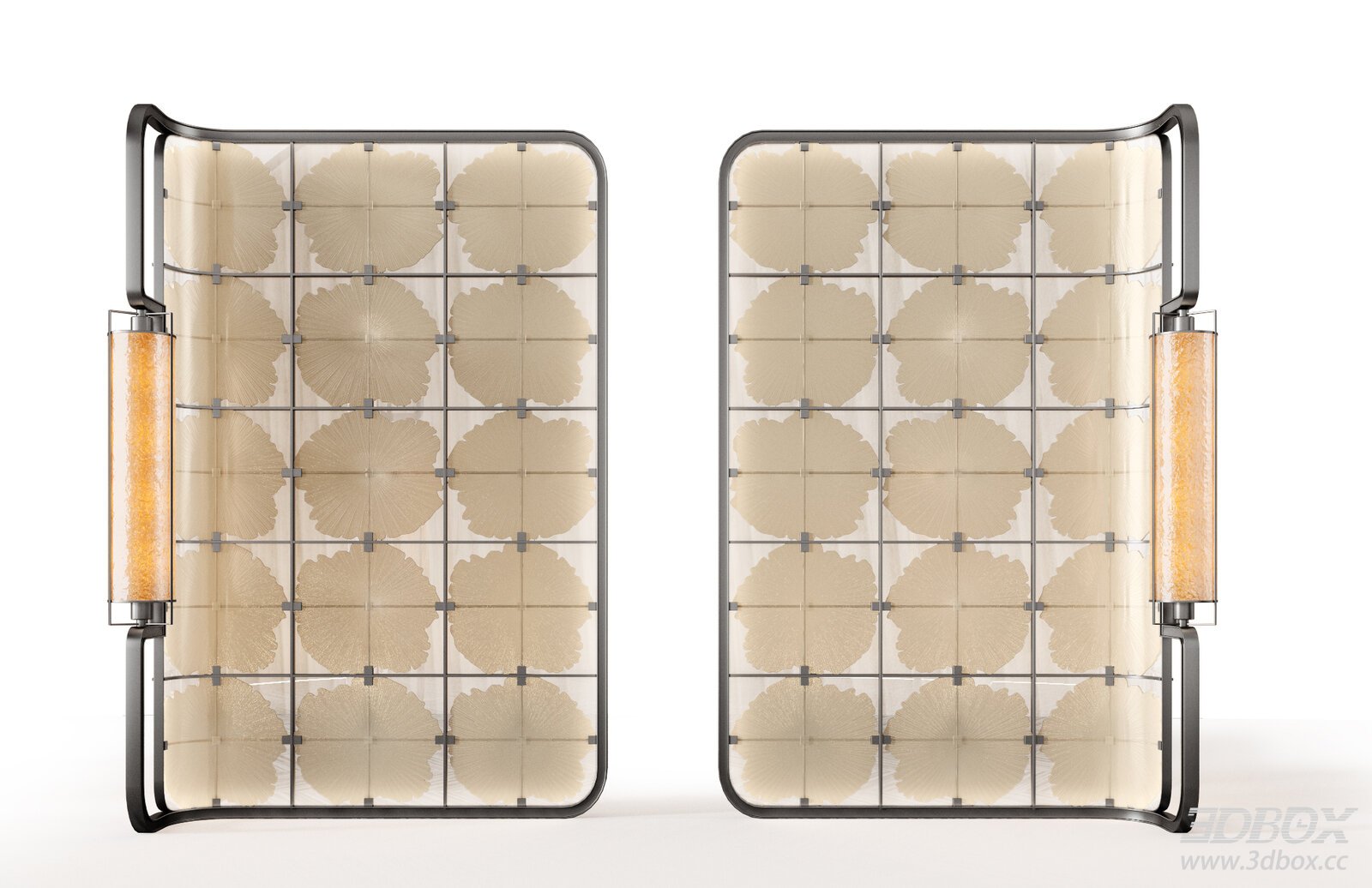 Modern Fabric Curtain 3D Model