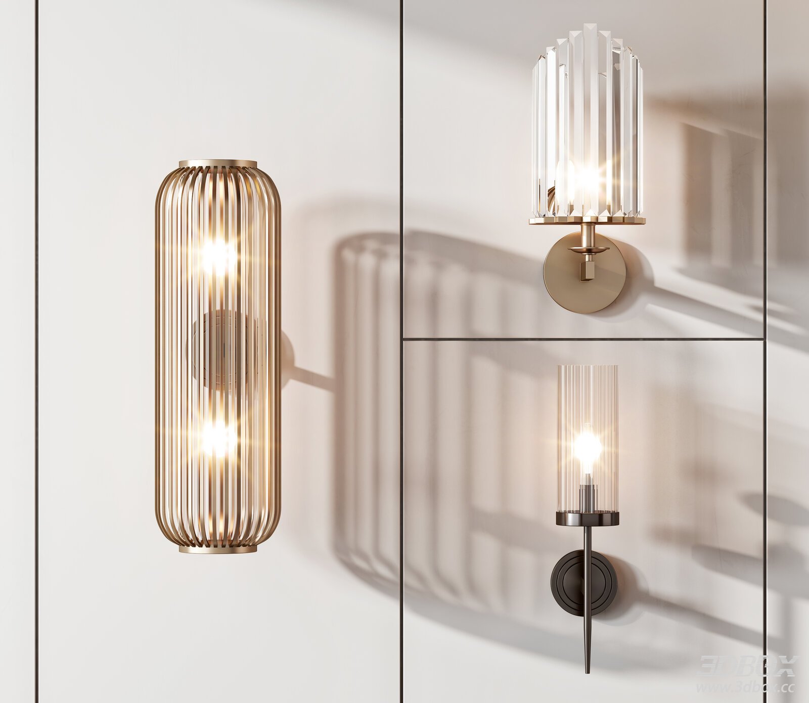 Modern Wall Light 3D Model