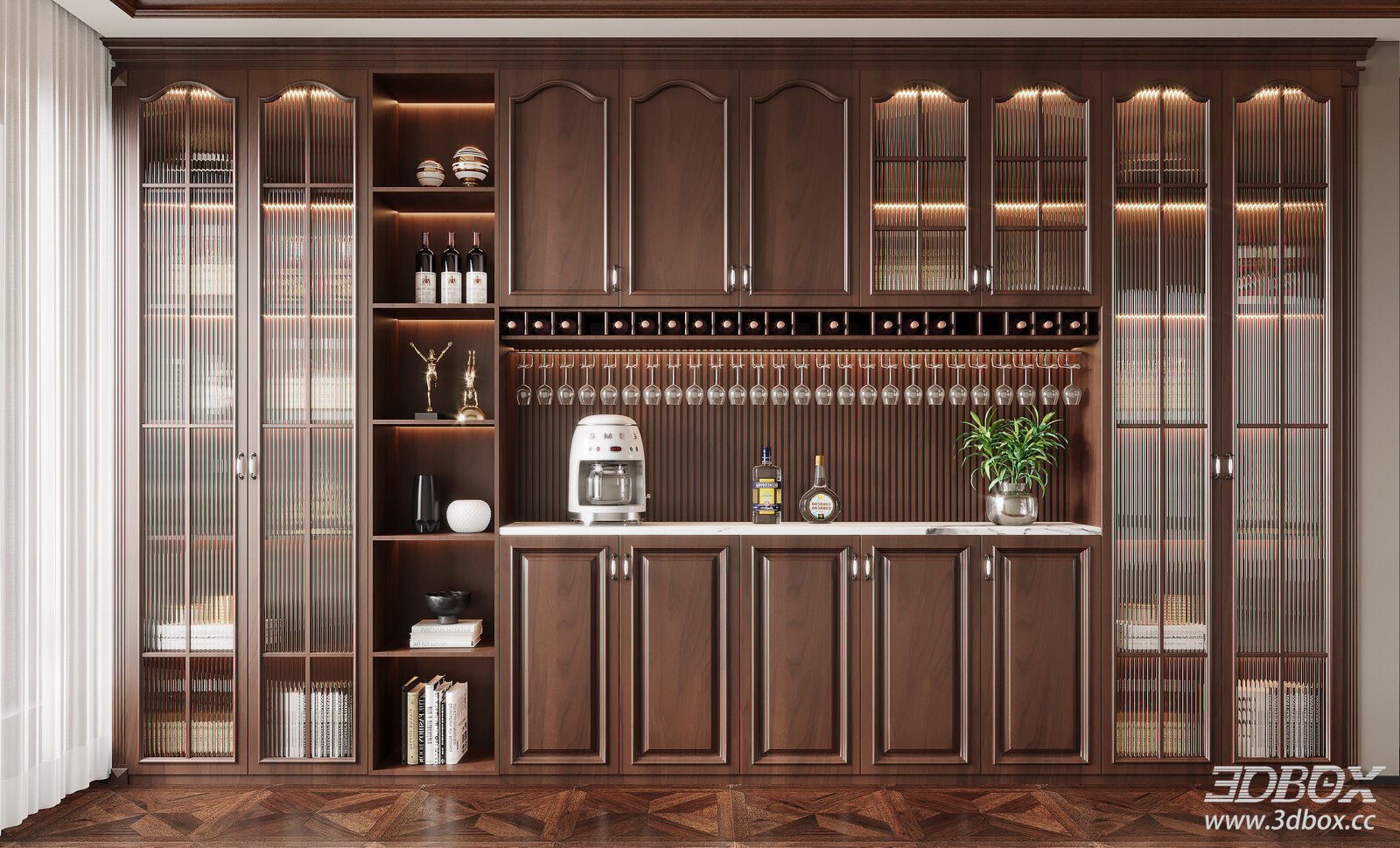 Modern Wine Cabinet for Living Room