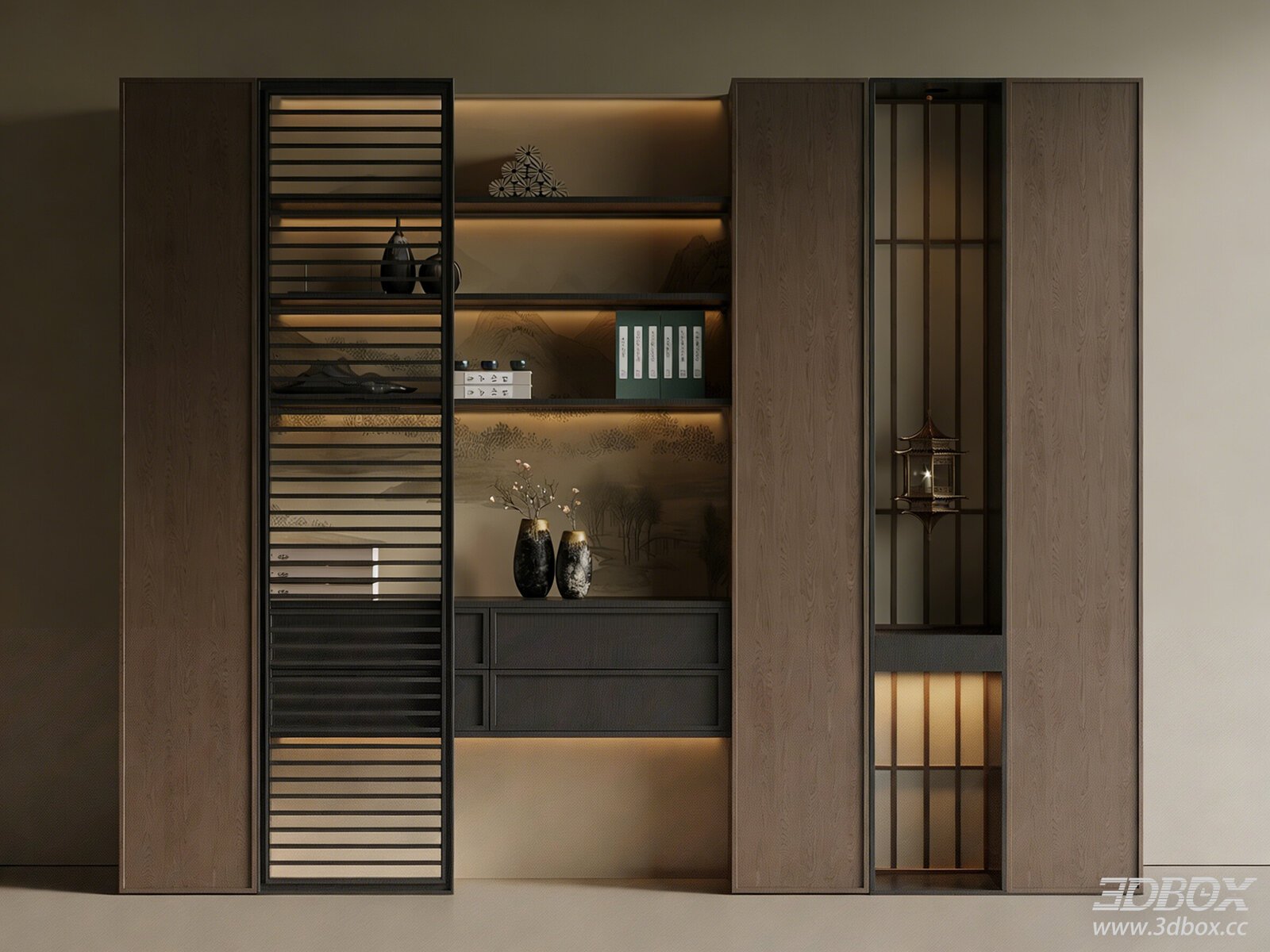 Modern Cabinet with Lighting