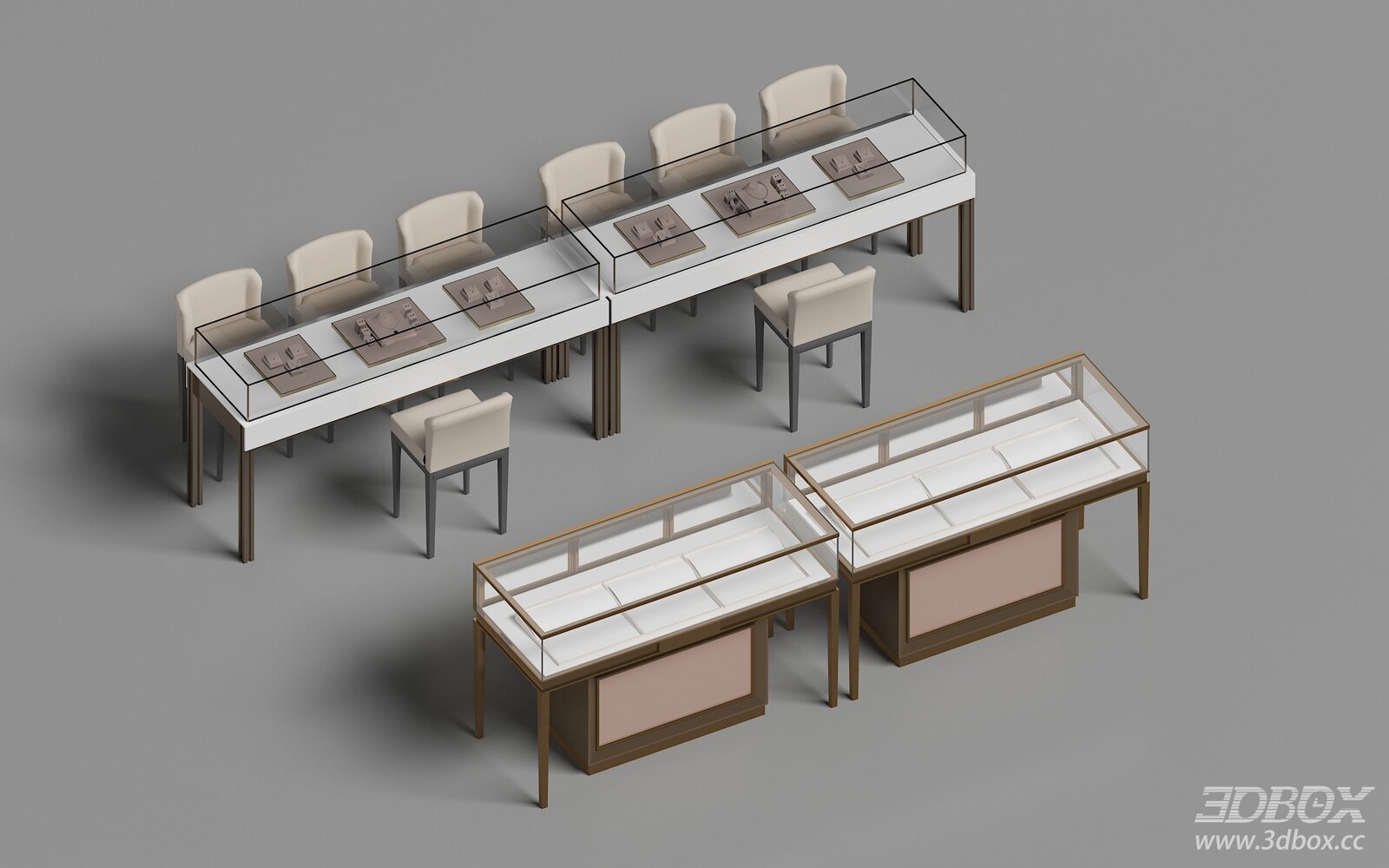 Shop Display Table and Chair Set