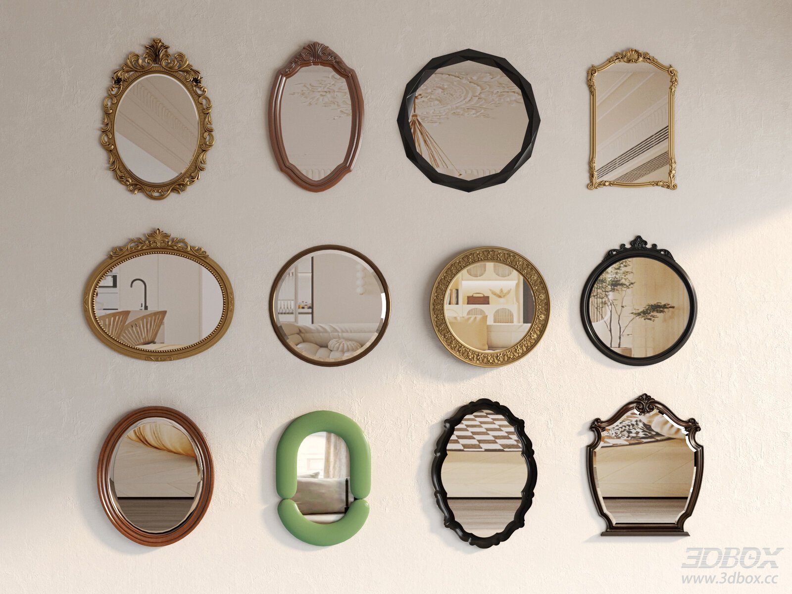 Collection of Decorative Mirrors