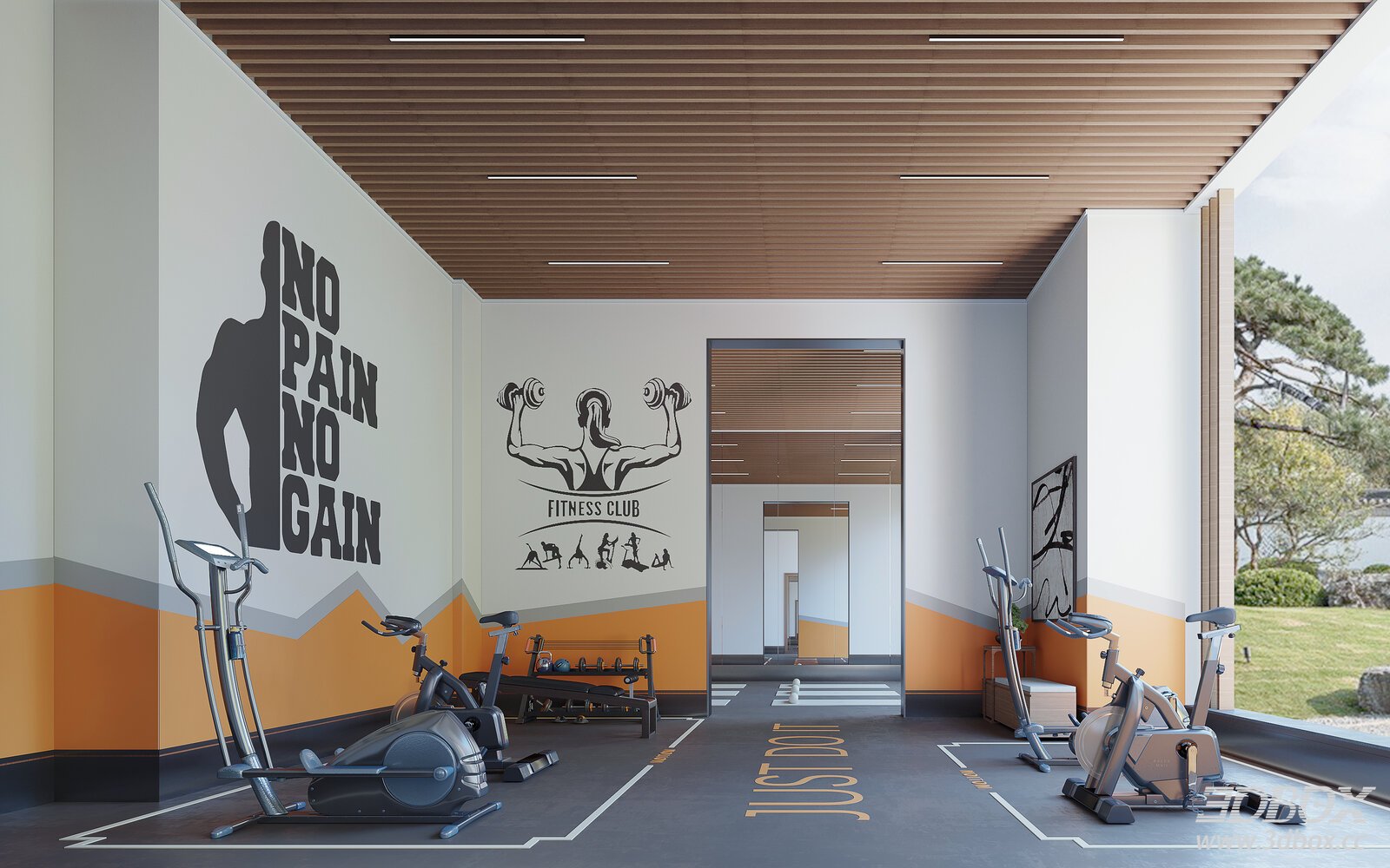 Modern Gym Interior