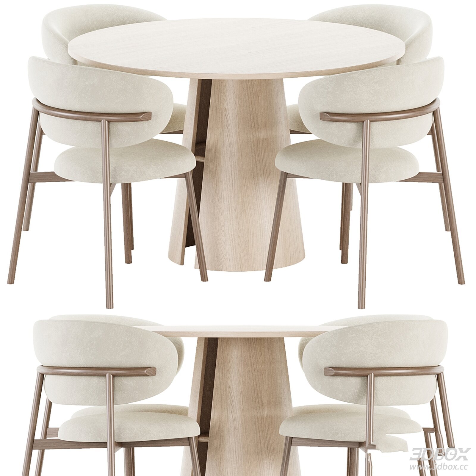 Modern Dining Table and Chair Set