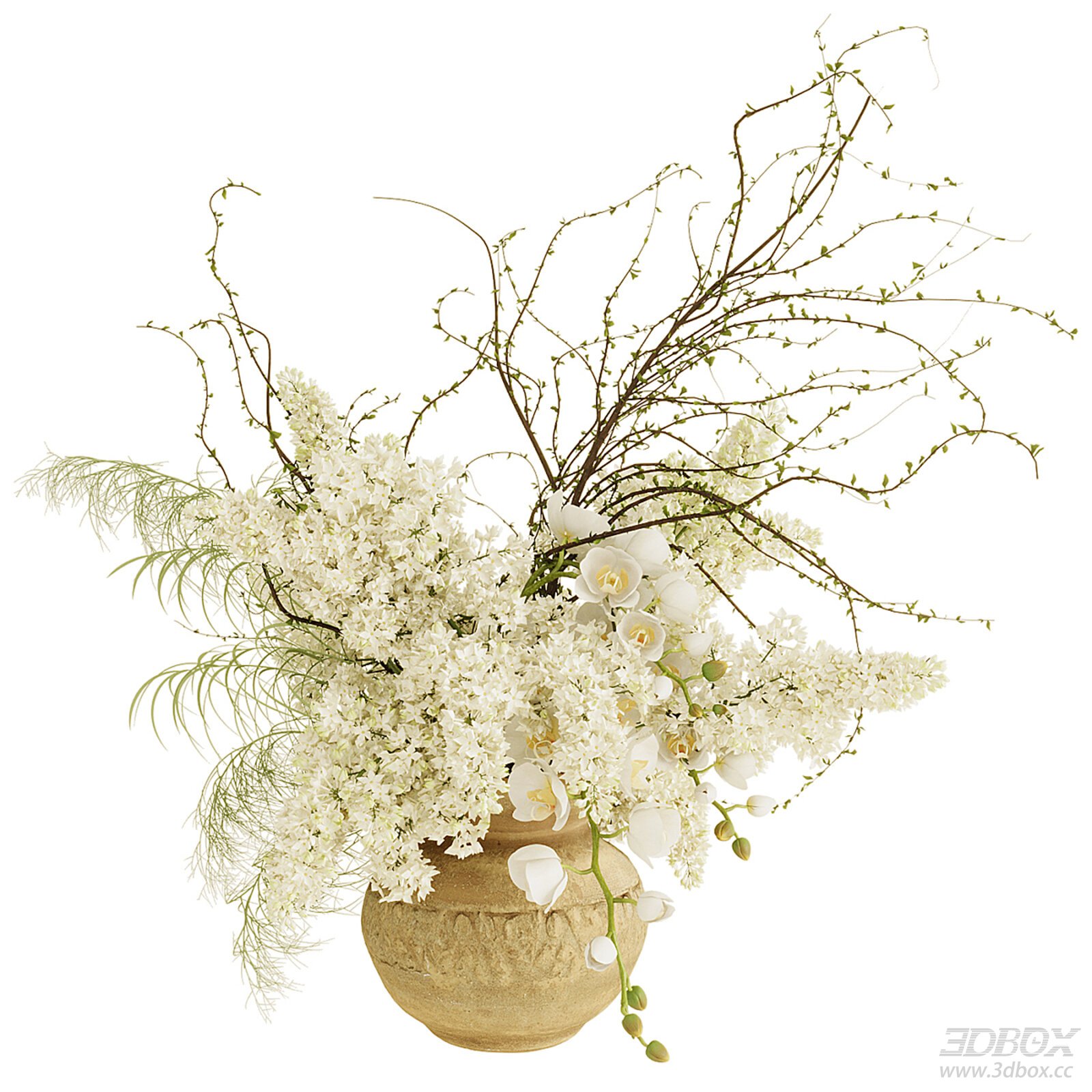 Modern Vase with Bouquet