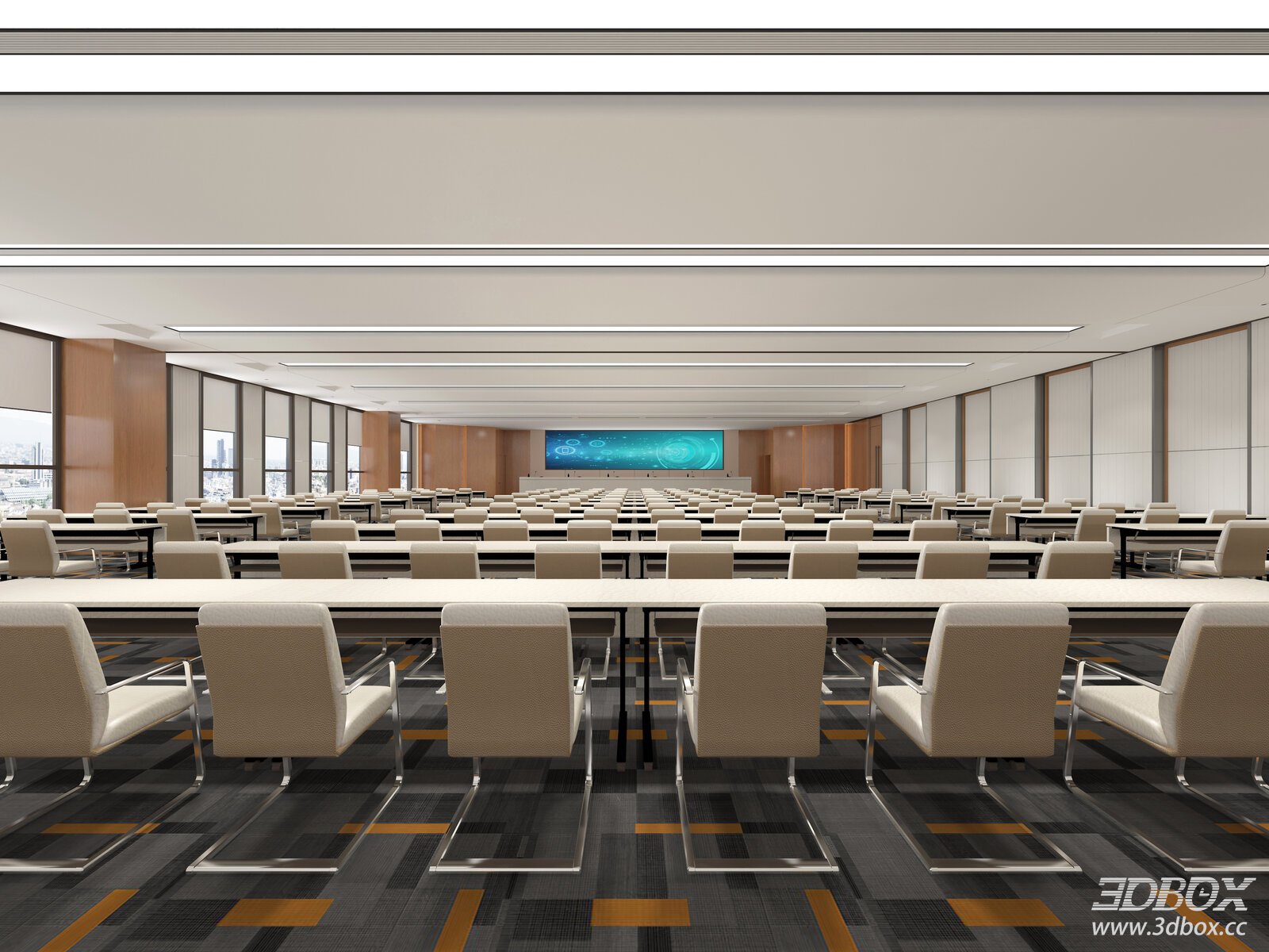 Modern Conference Room Interior Model
