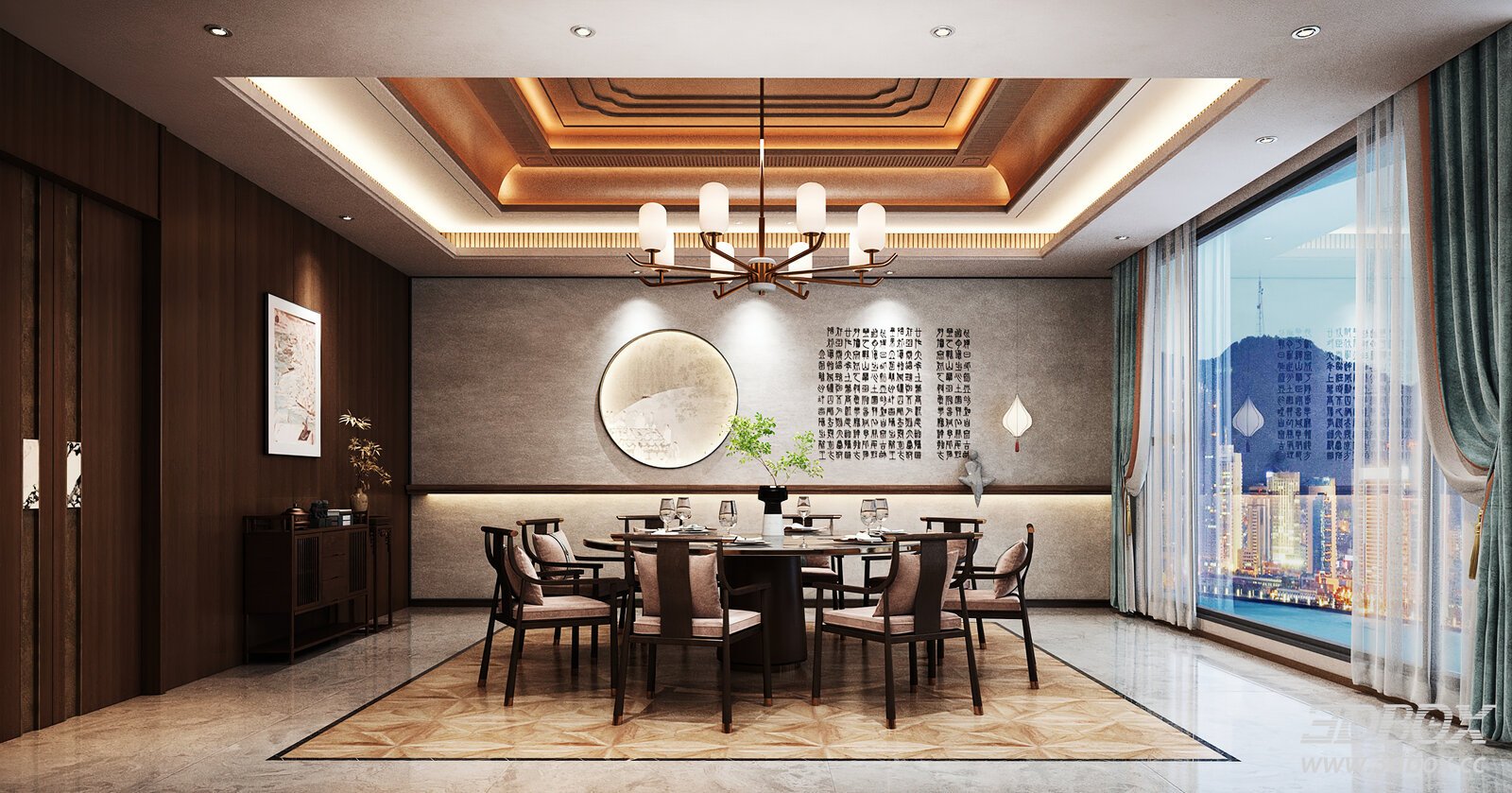 Modern Living Room Interior with Furniture