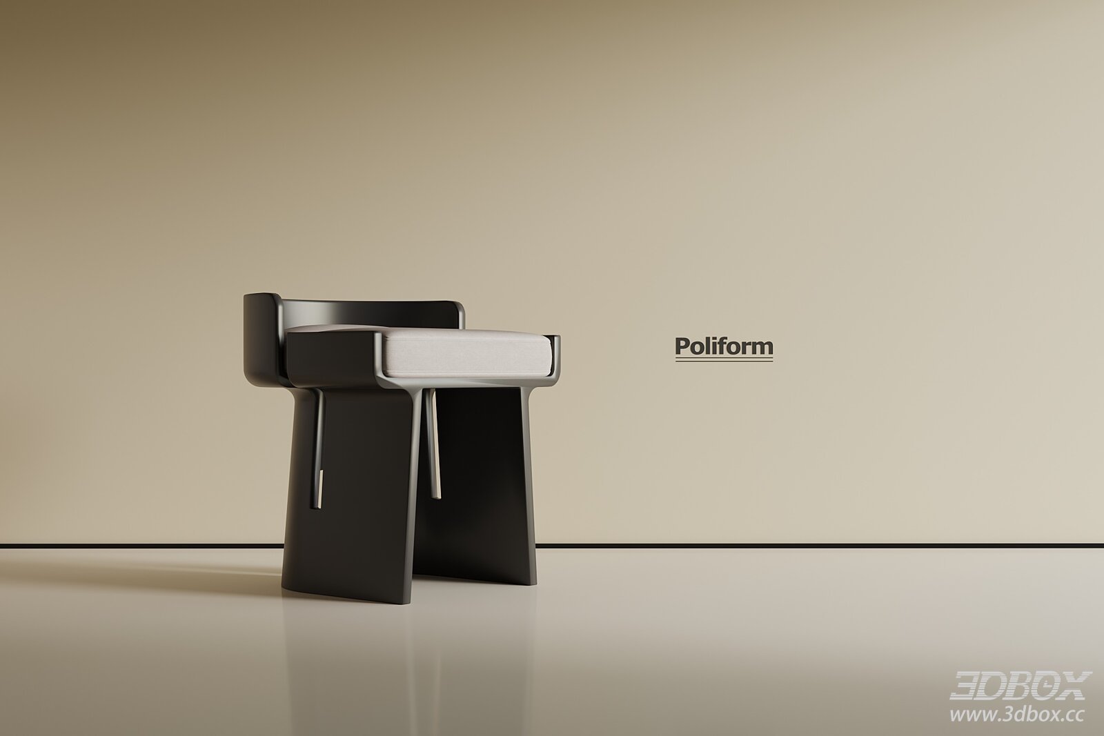Modern Metal - Glass Chair