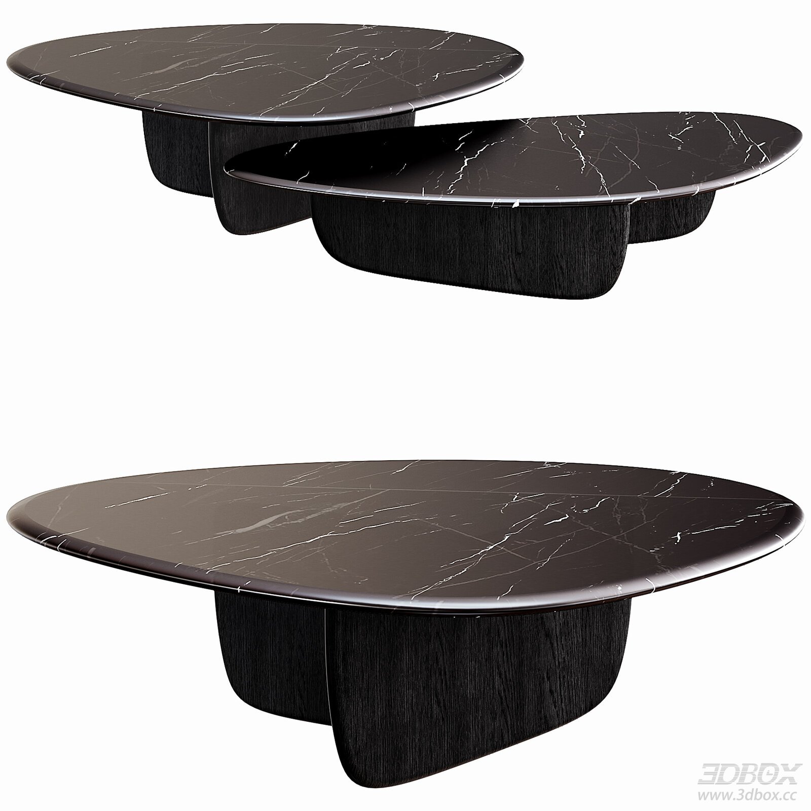 Modern Marble Coffee Table Set