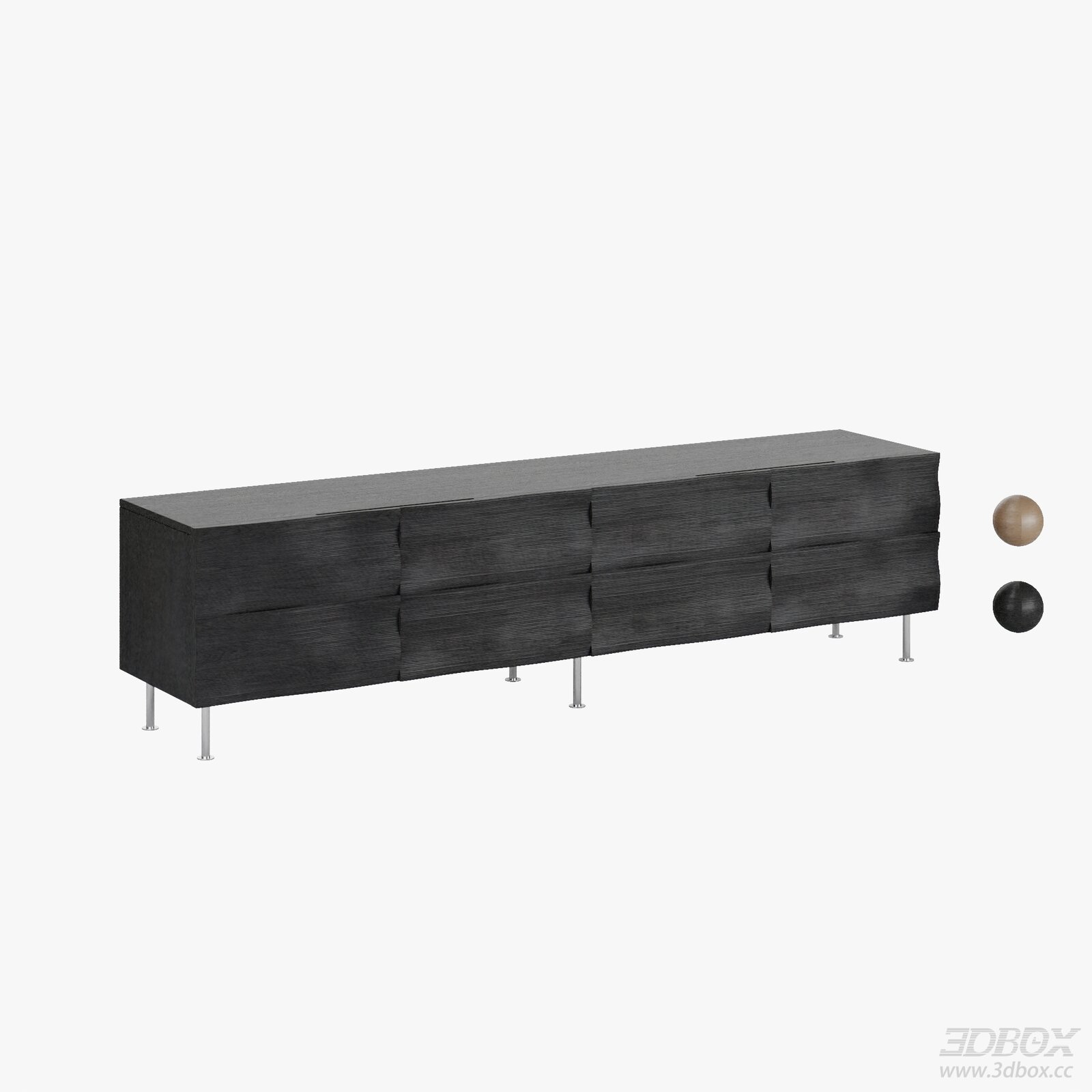 Modern Sideboard with Metal Legs