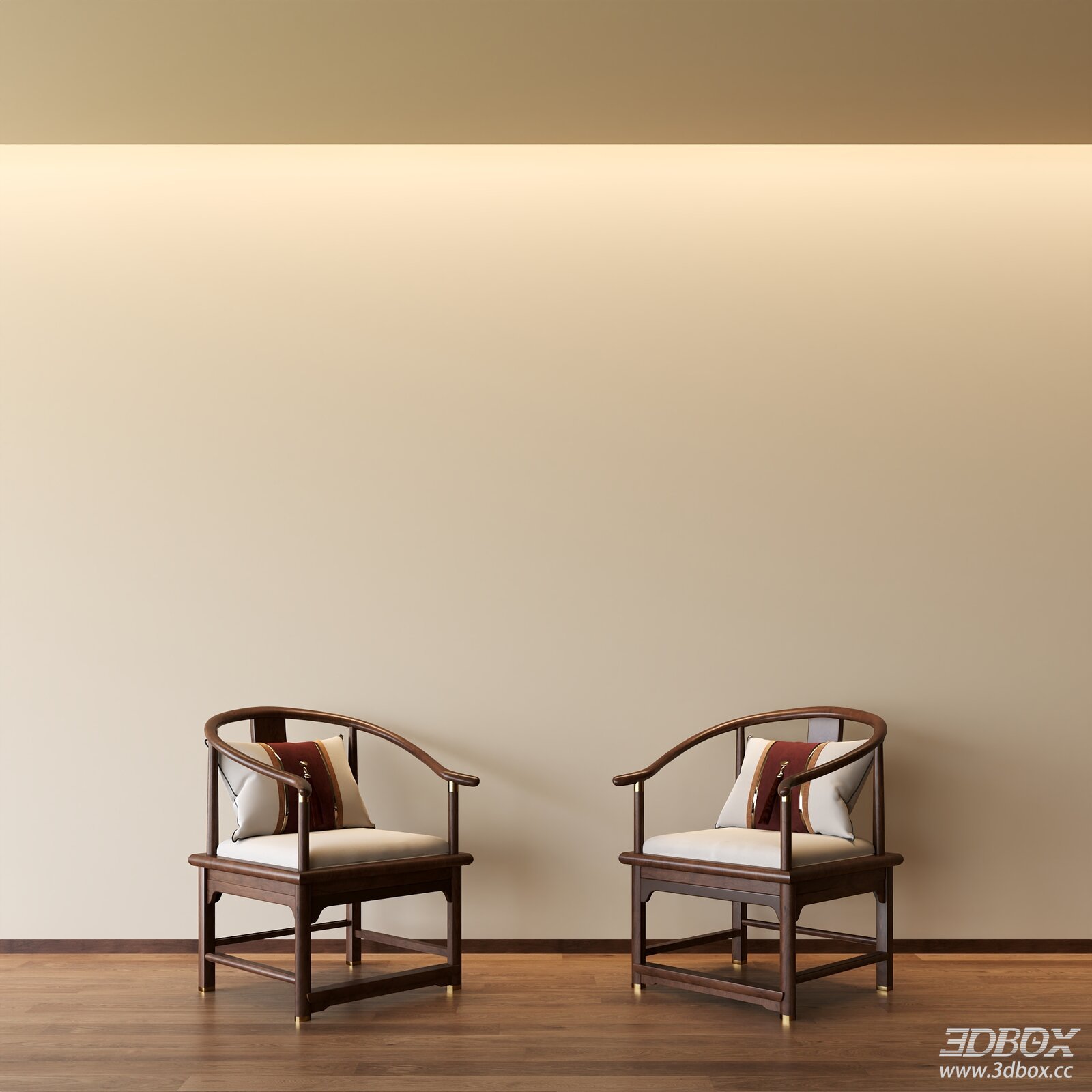 Modern Classic Armchairs with Pillows