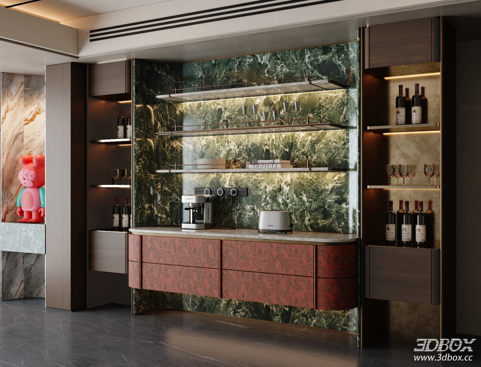 Modern Living Room Wine Cabinet