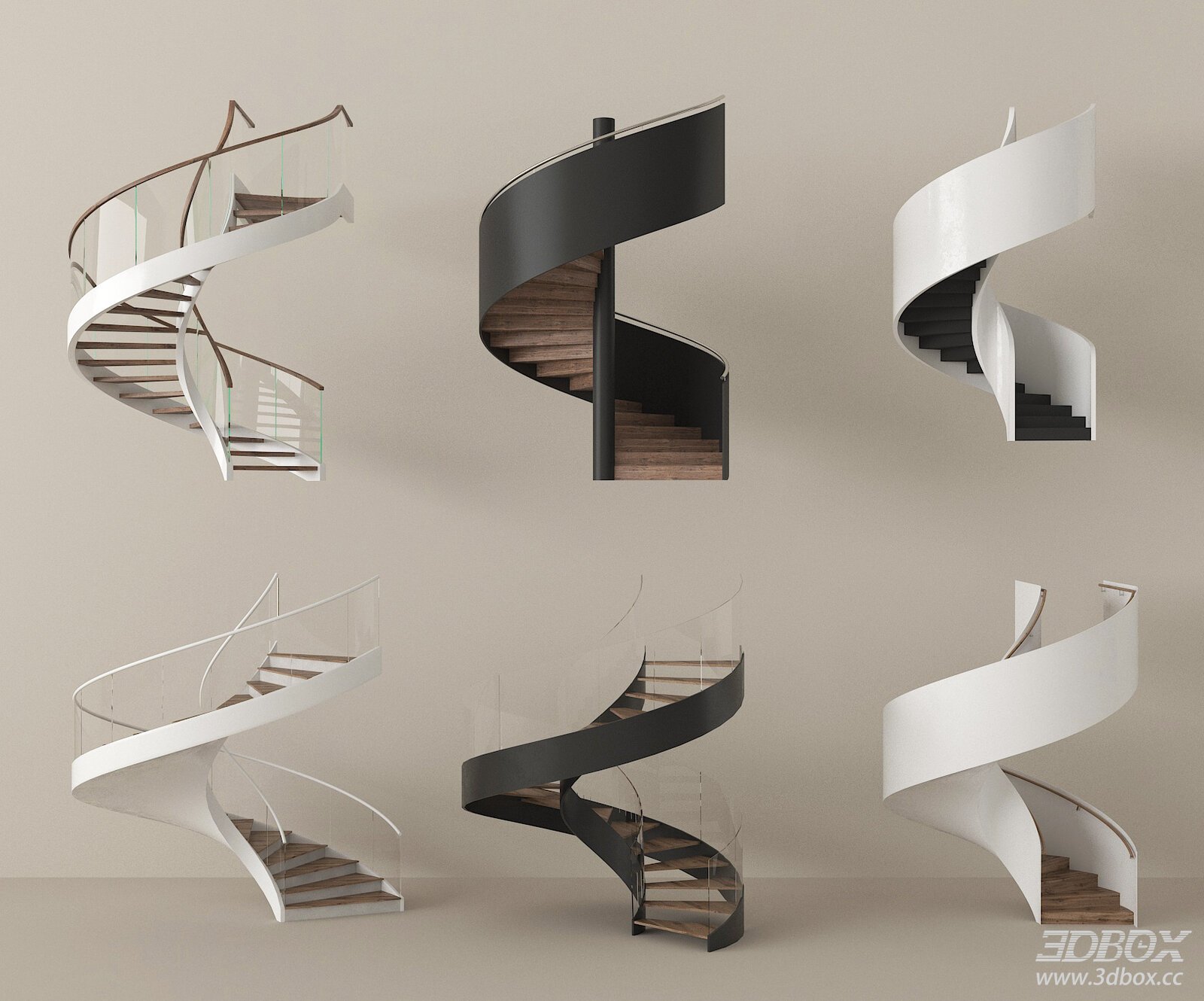 Modern Spiral Staircase Models