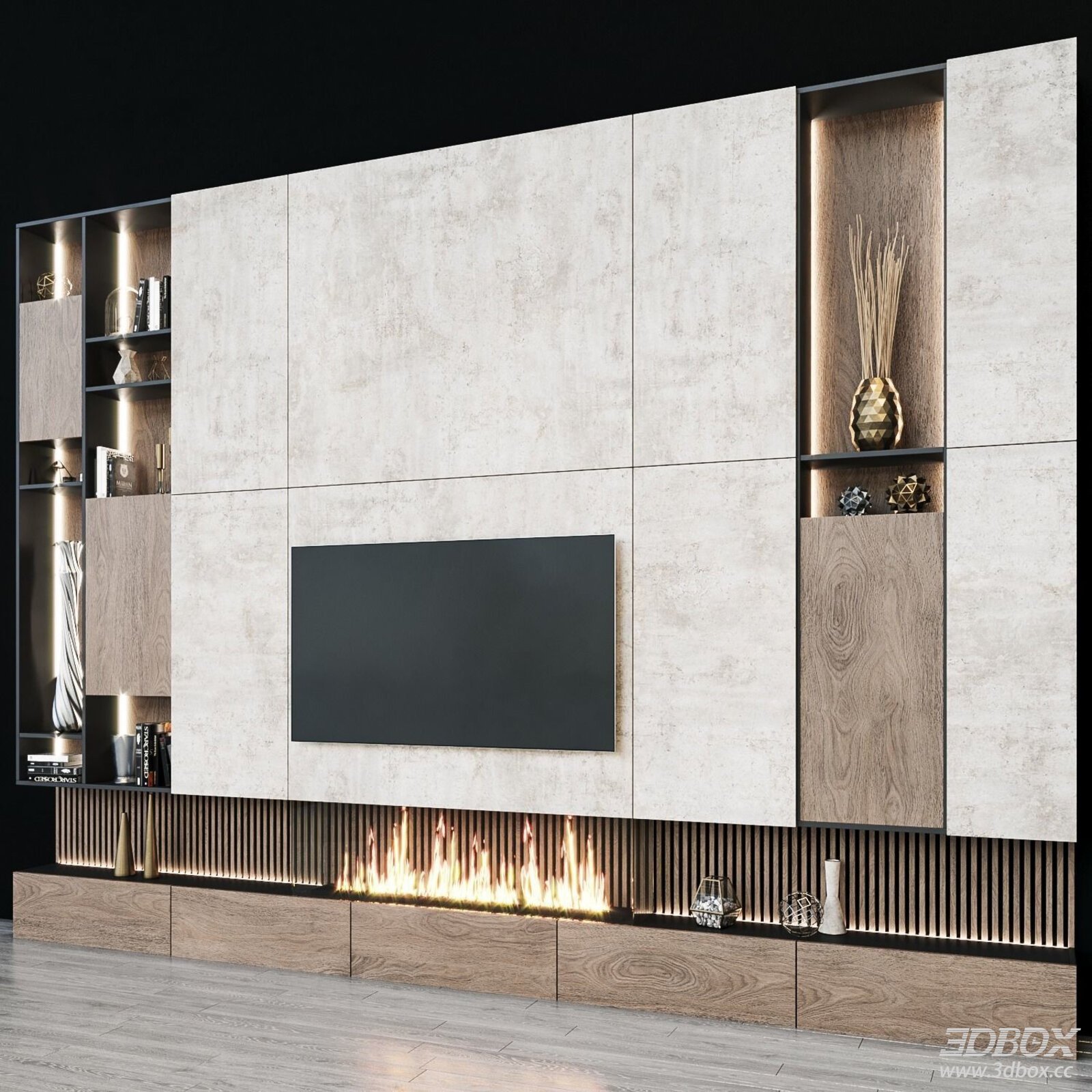 Modern TV Wall Cabinet for Living Room
