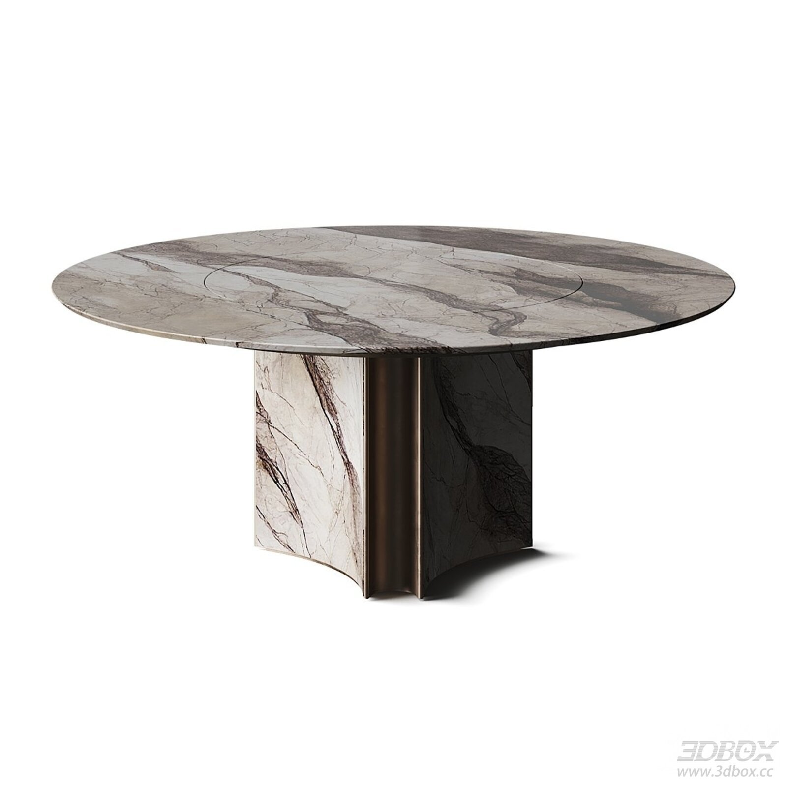 Modern Round Marble Dining Table