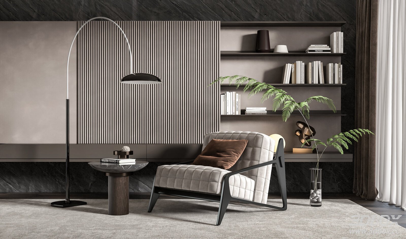 Modern Living Room Furniture Setup
