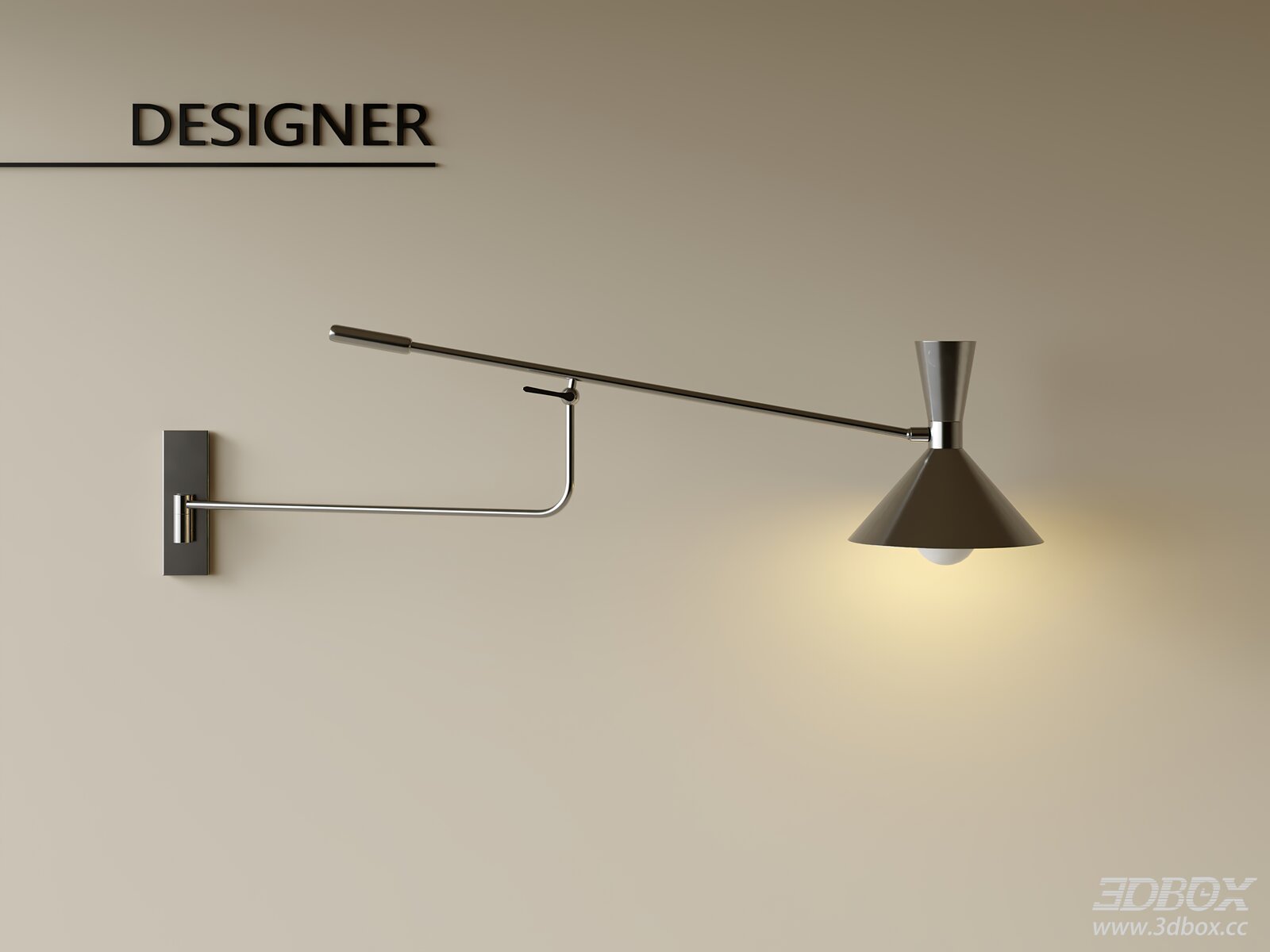 Modern Metal Wall Light