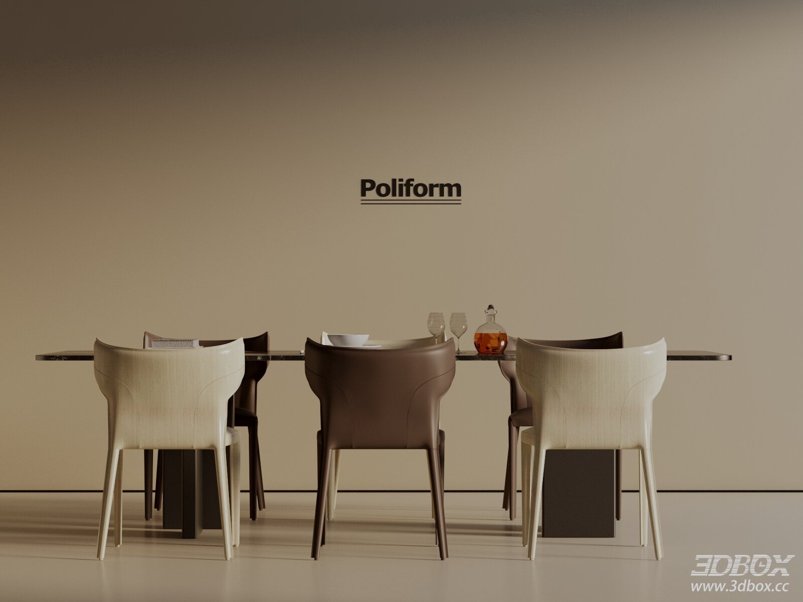 Modern Dining Table and Chairs Set