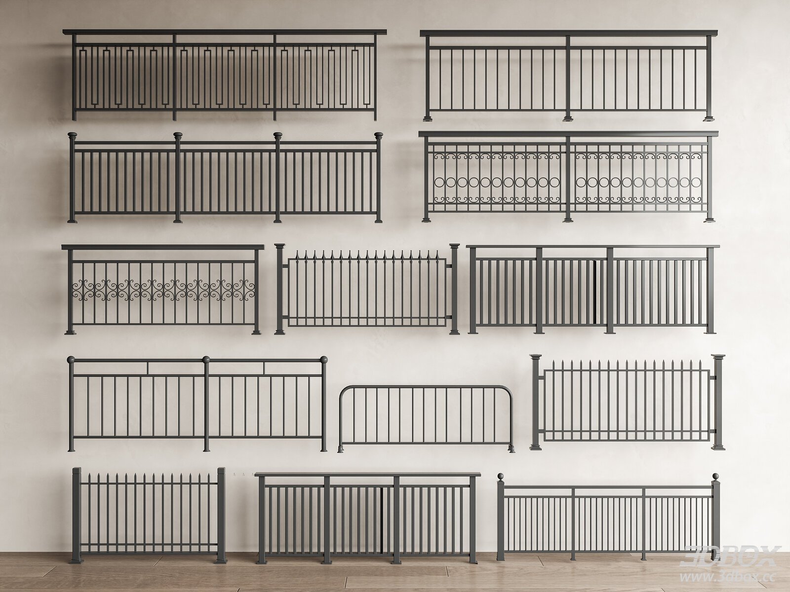 Modern Metal Fence Models