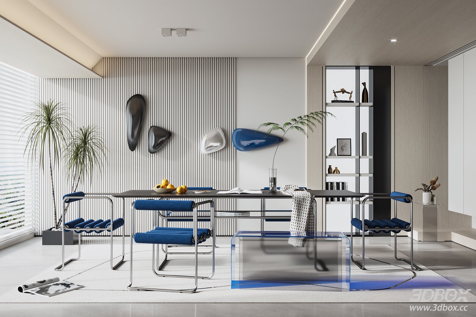 Modern Living Room Interior Model
