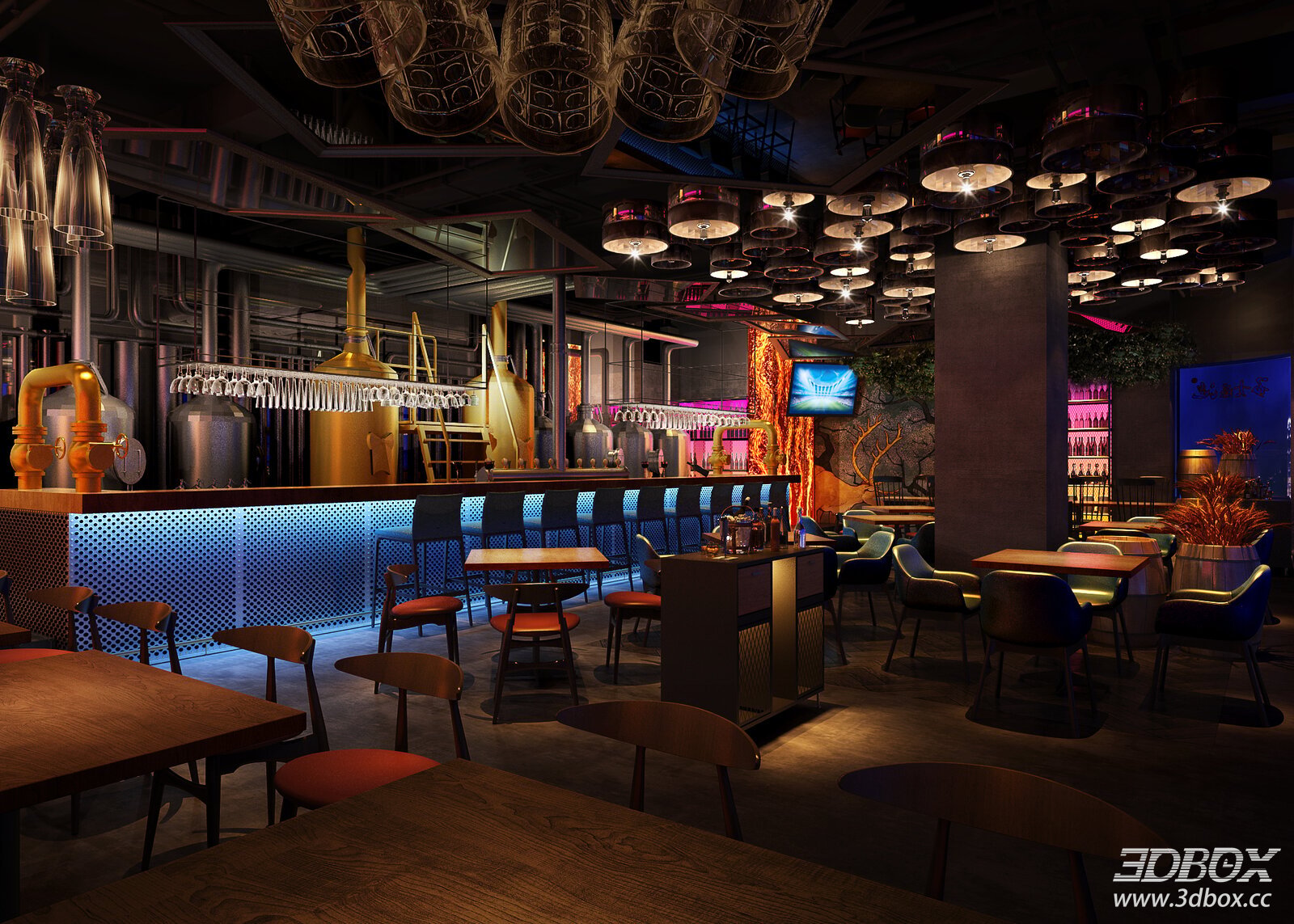 Modern Restaurant and Coffee Shop Interior