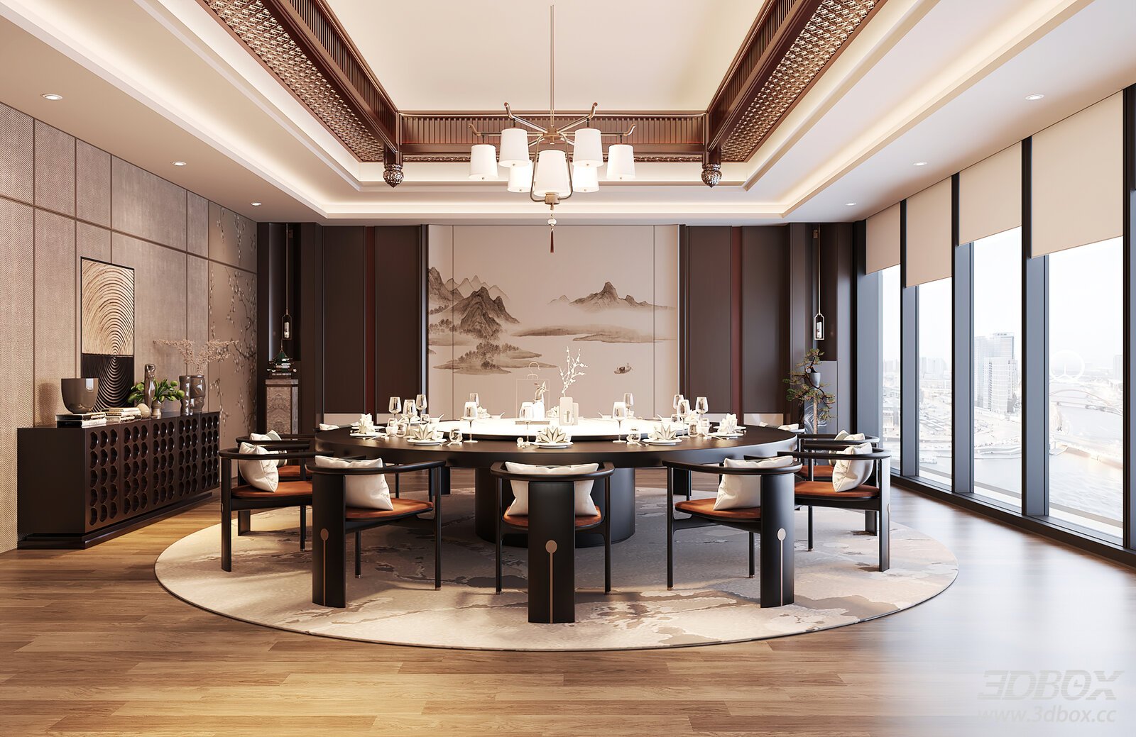 Chinese - Style Dining Room