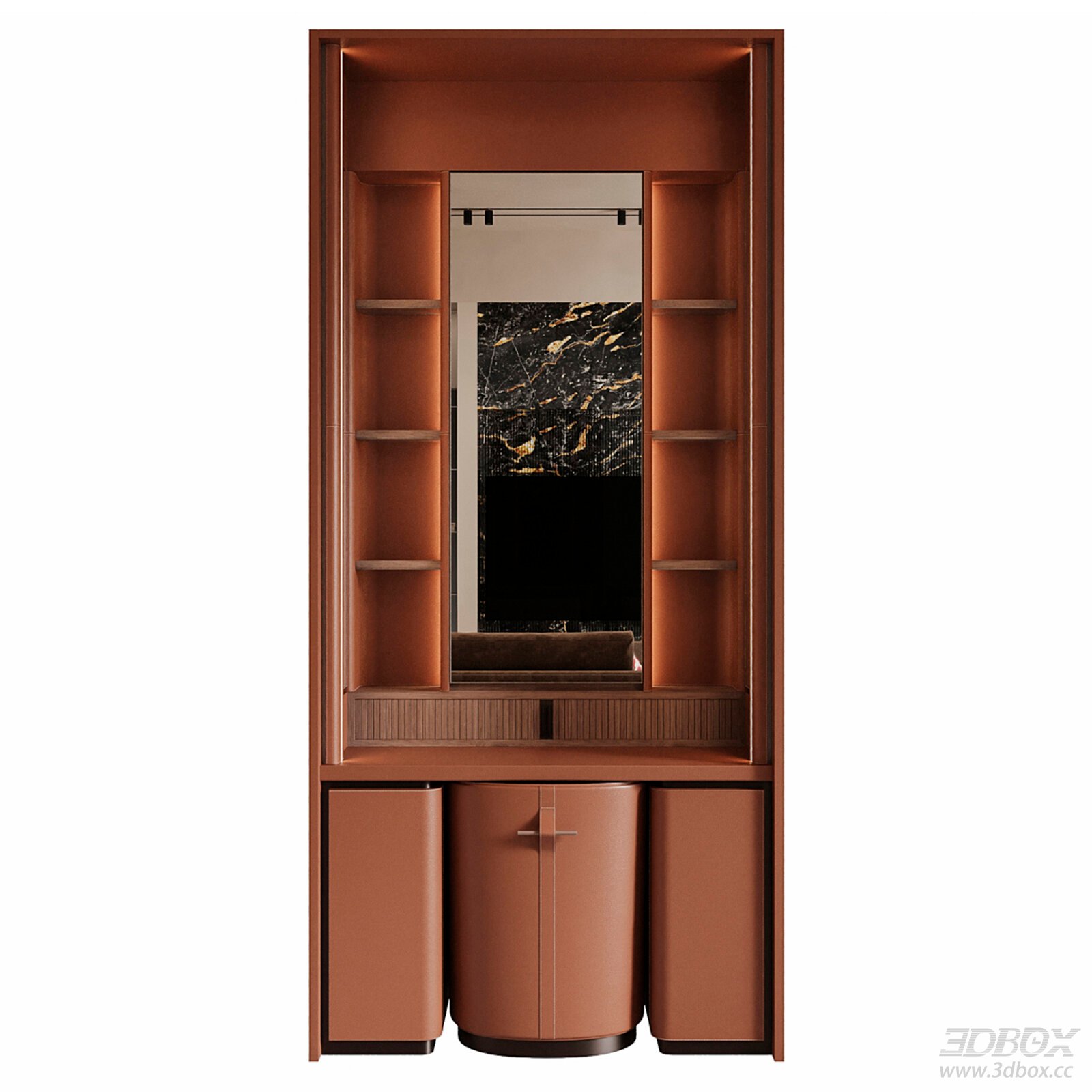 Modern Wooden TV Wall Unit