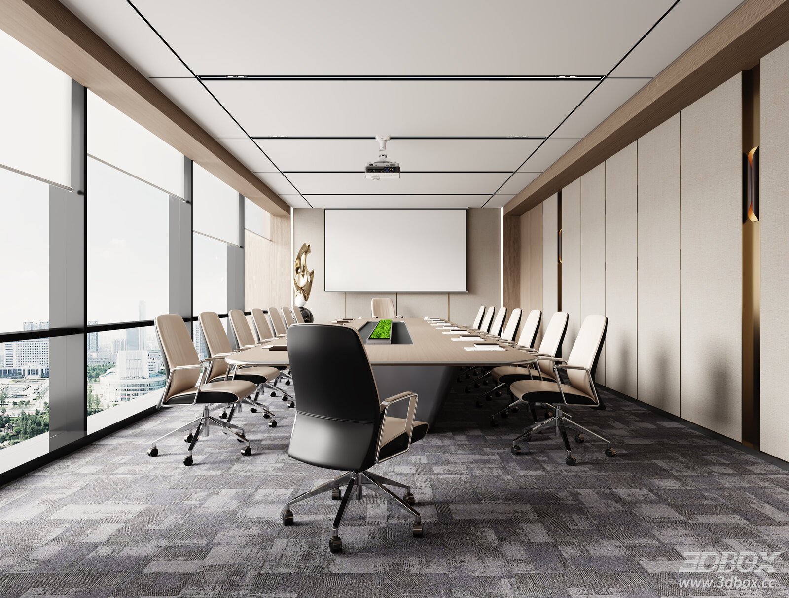 Modern Meeting-Conference Room Interior