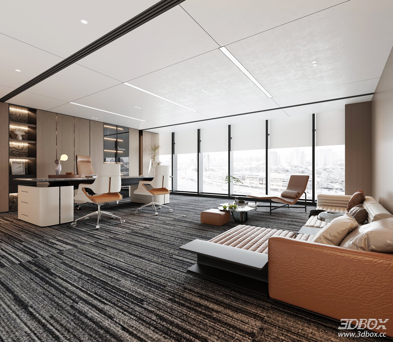 Modern Office Room Interior
