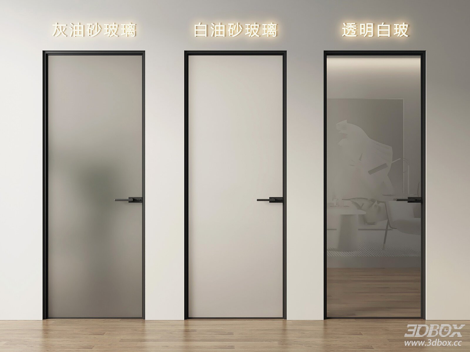 Modern Glass and Metal Doors