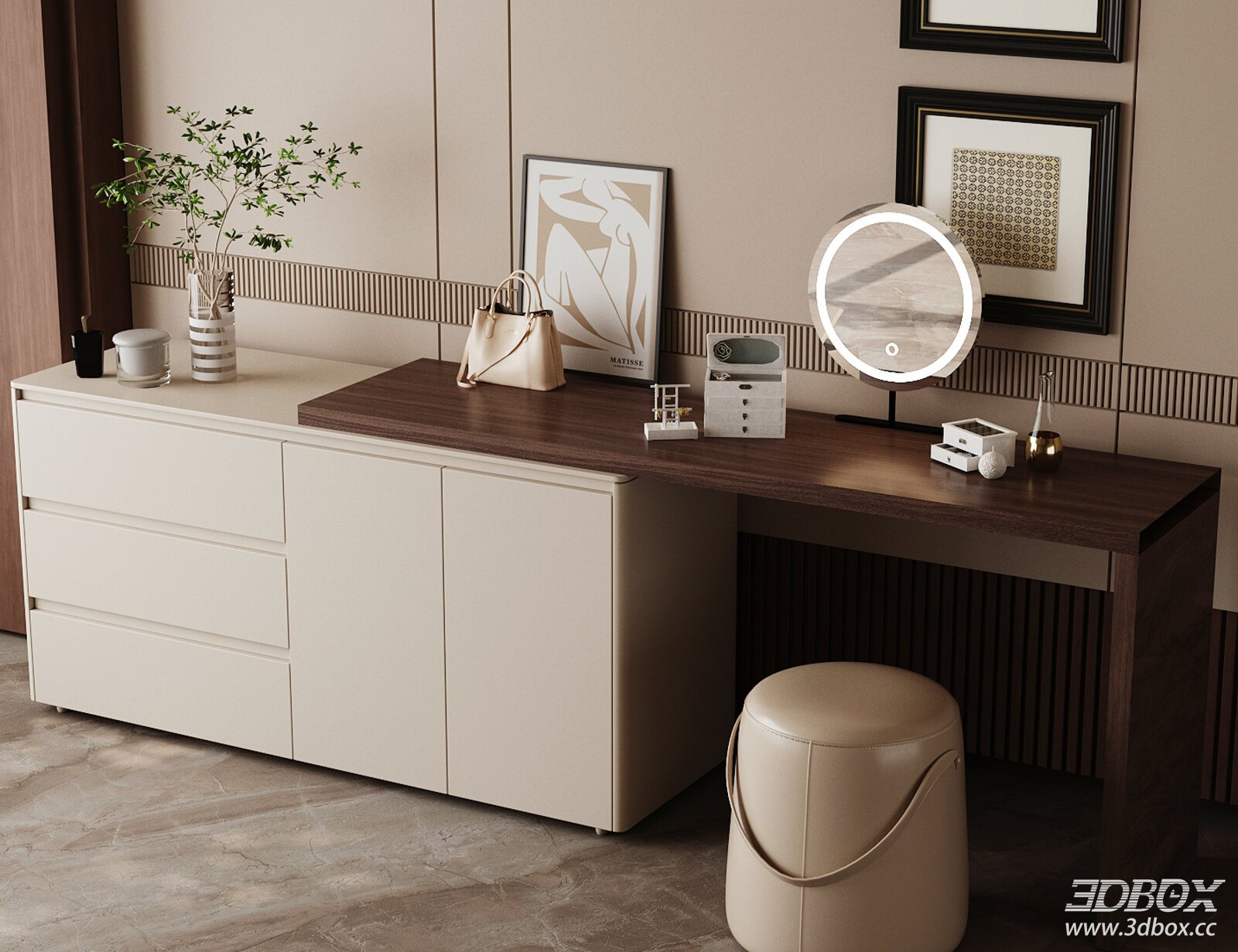Modern Sideboard and Chest of Drawer