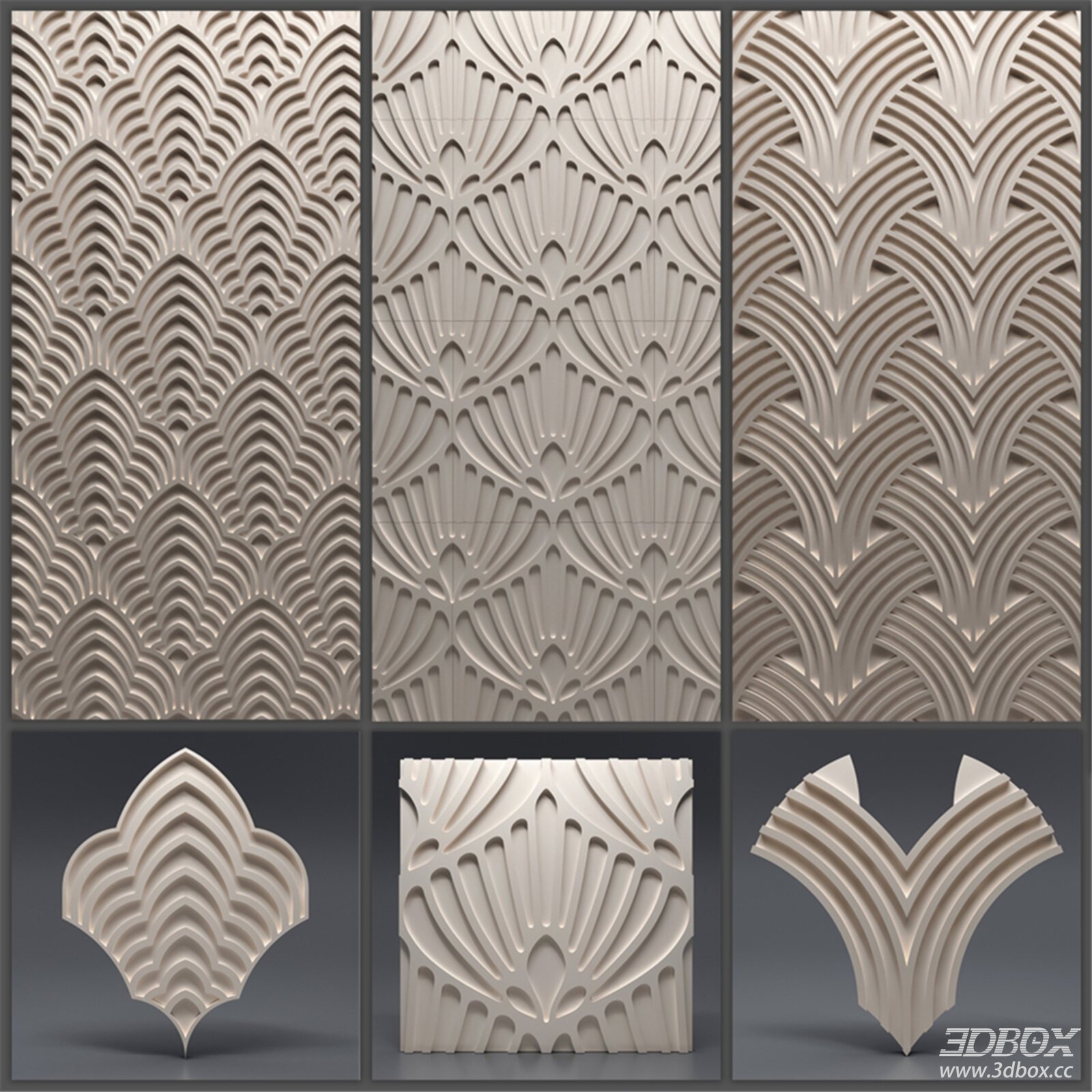 Gypsum 3D Panel