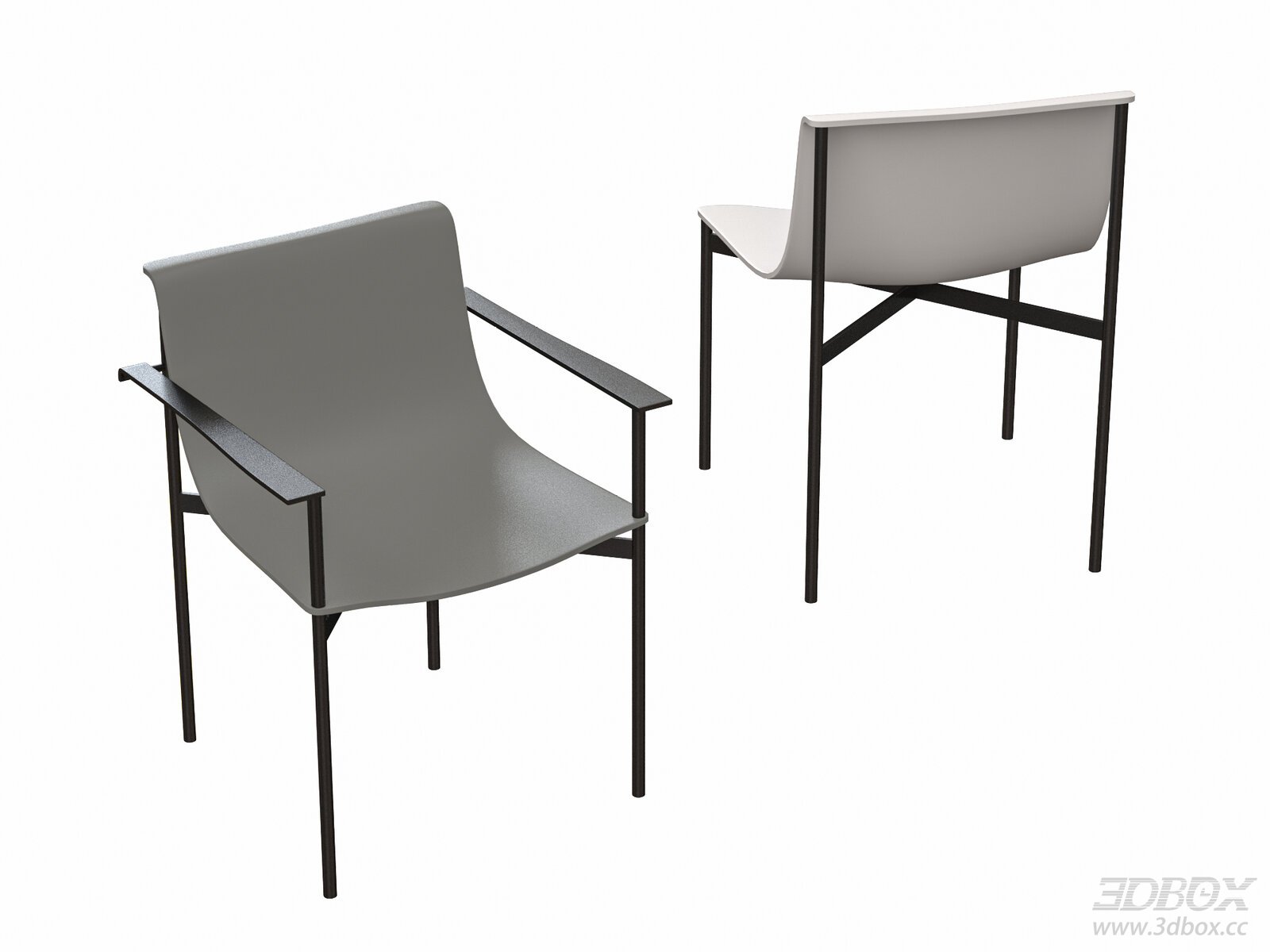 Lema Ombra Italian Minimalist Leather Armchair