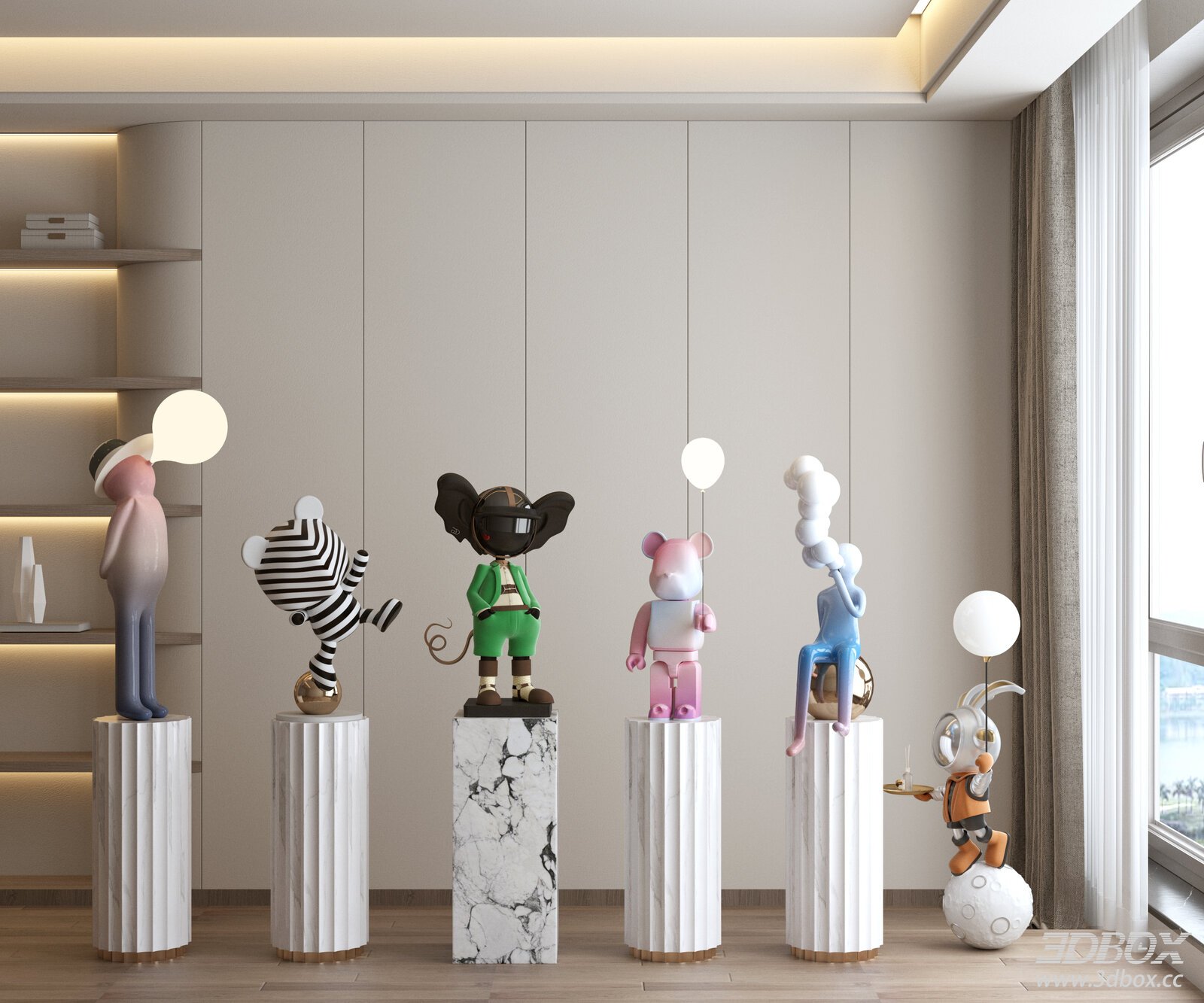 Decorative Sculpture Set