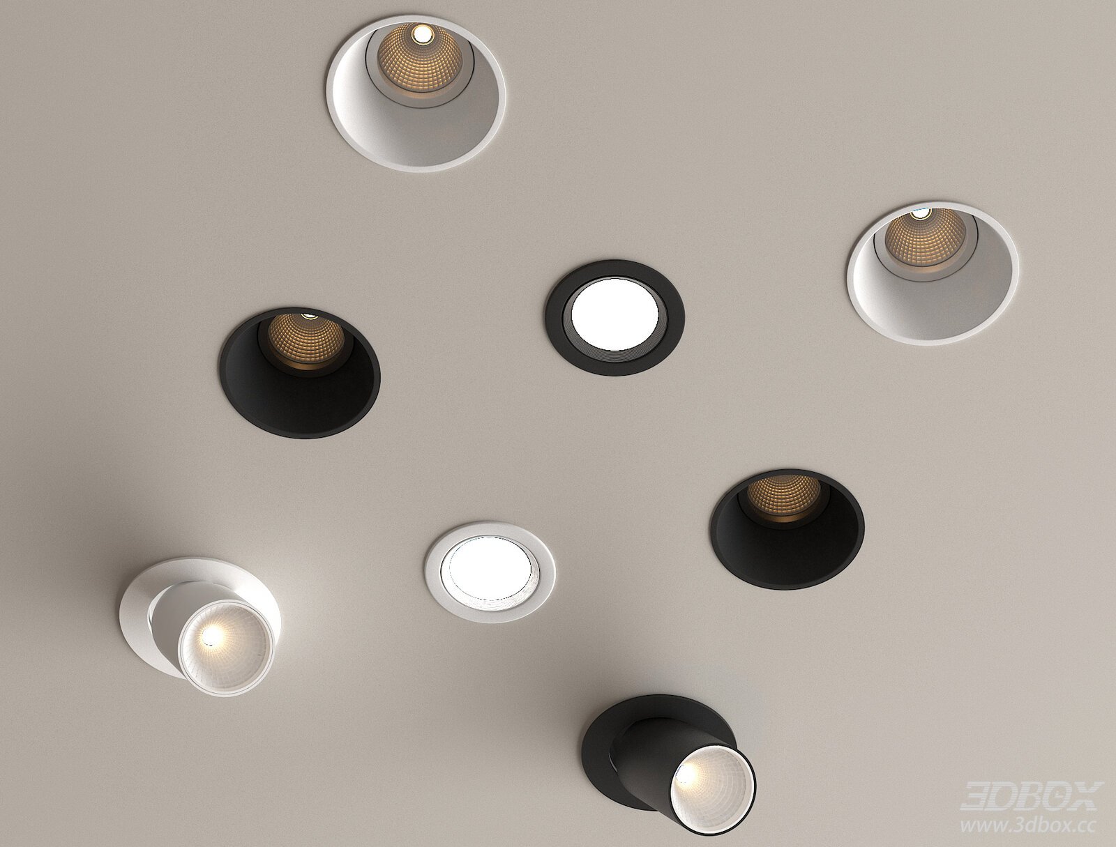 Modern Recessed and Surface - Mounted Spotlights