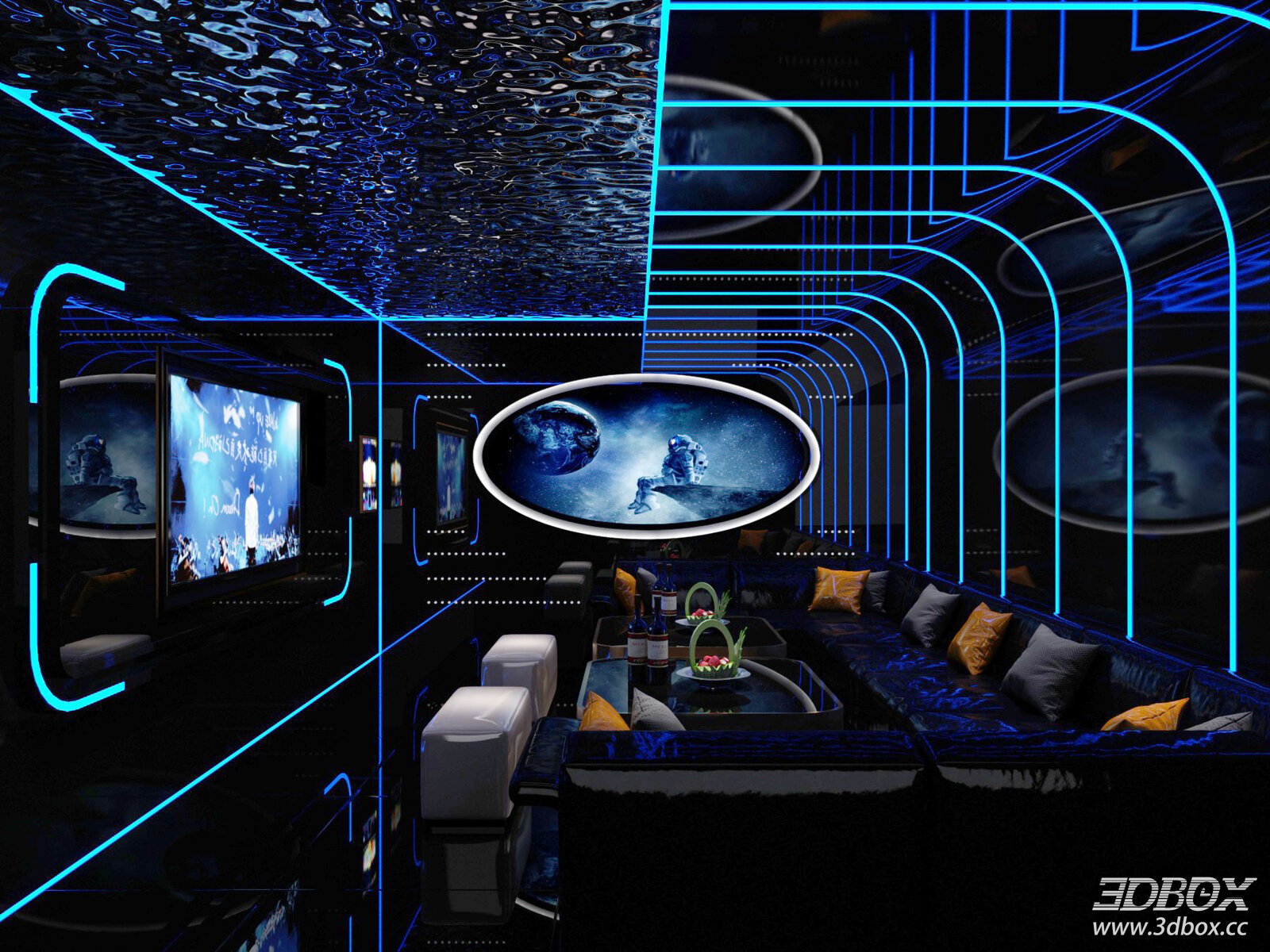 Modern Tech - Style KTV Room