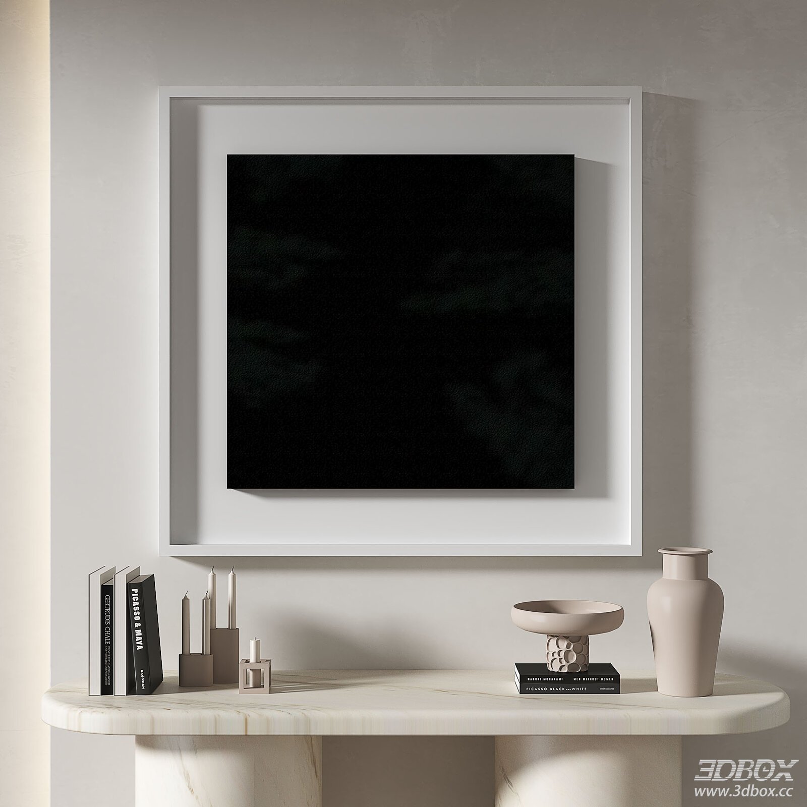 Modern Minimalist Abstract Cream - style Entrance Hall Painting Frame