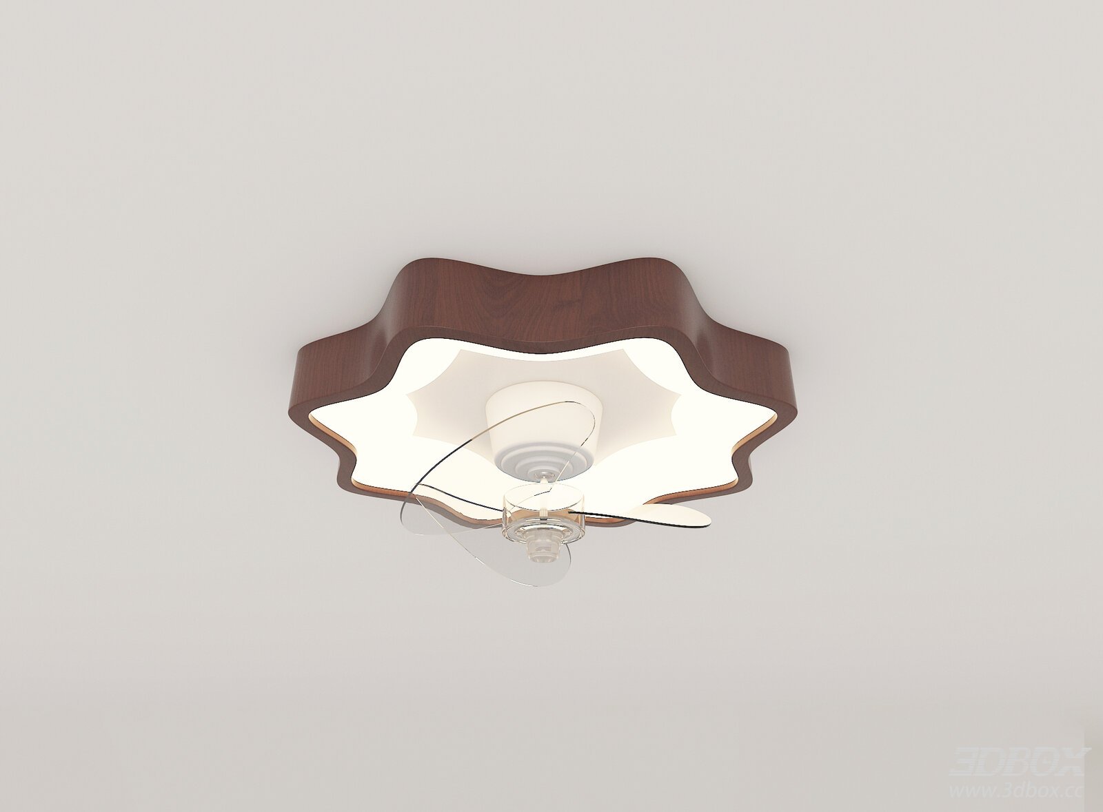 Modern Mid - Century Bedroom Ceiling Fan Light