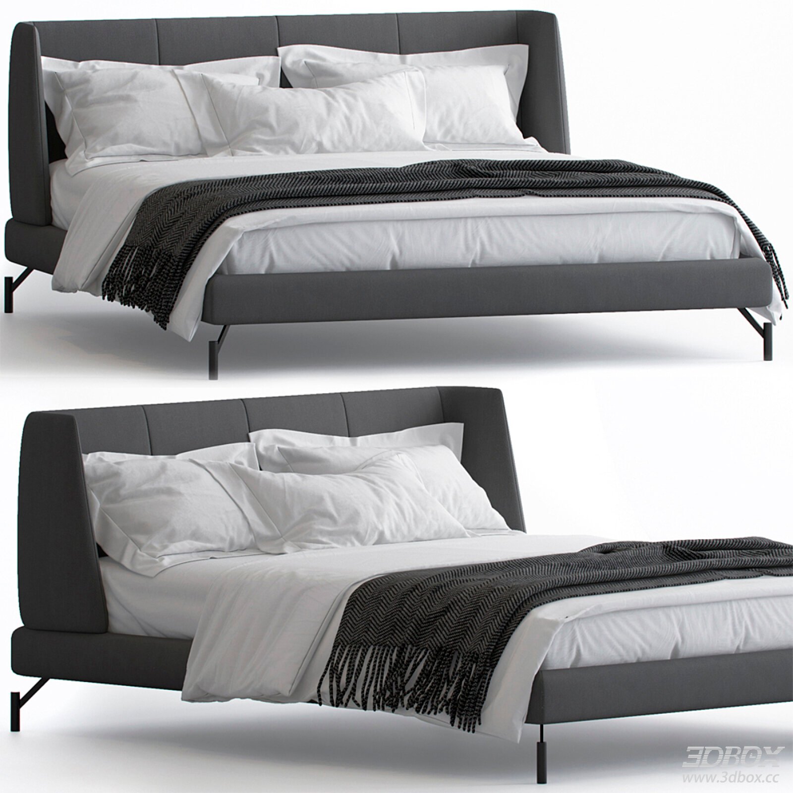 Bonaldo Modern Double Bed