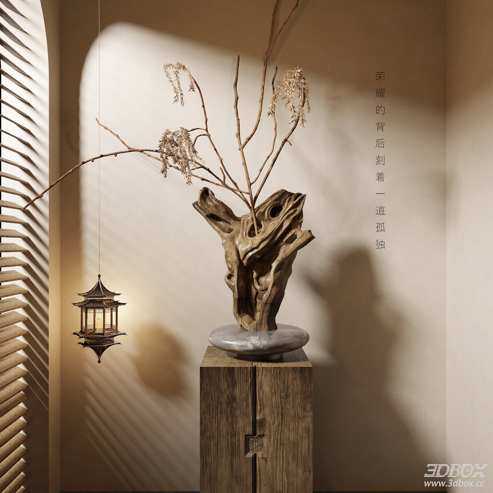 Antique - style Wooden Sculpture Decoration