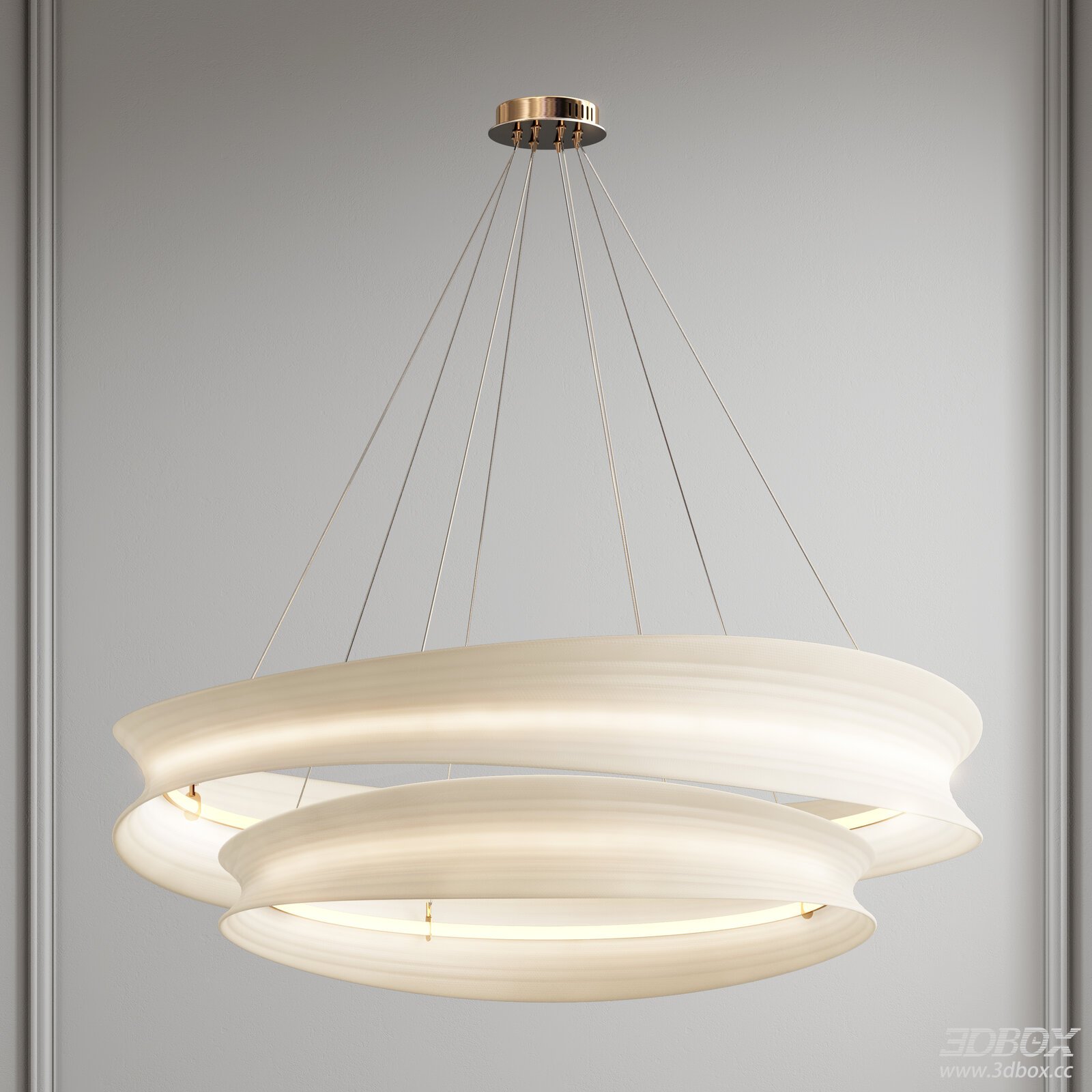 Modern Cream - style Chandelier