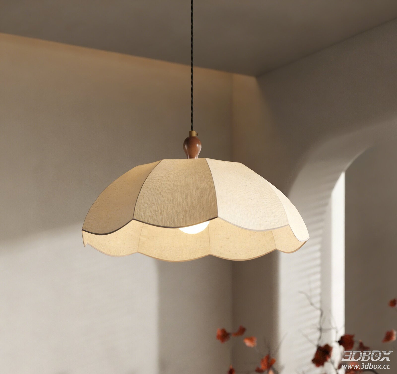 Wabi-Sabi Mid-Century Ceiling Pendant Light