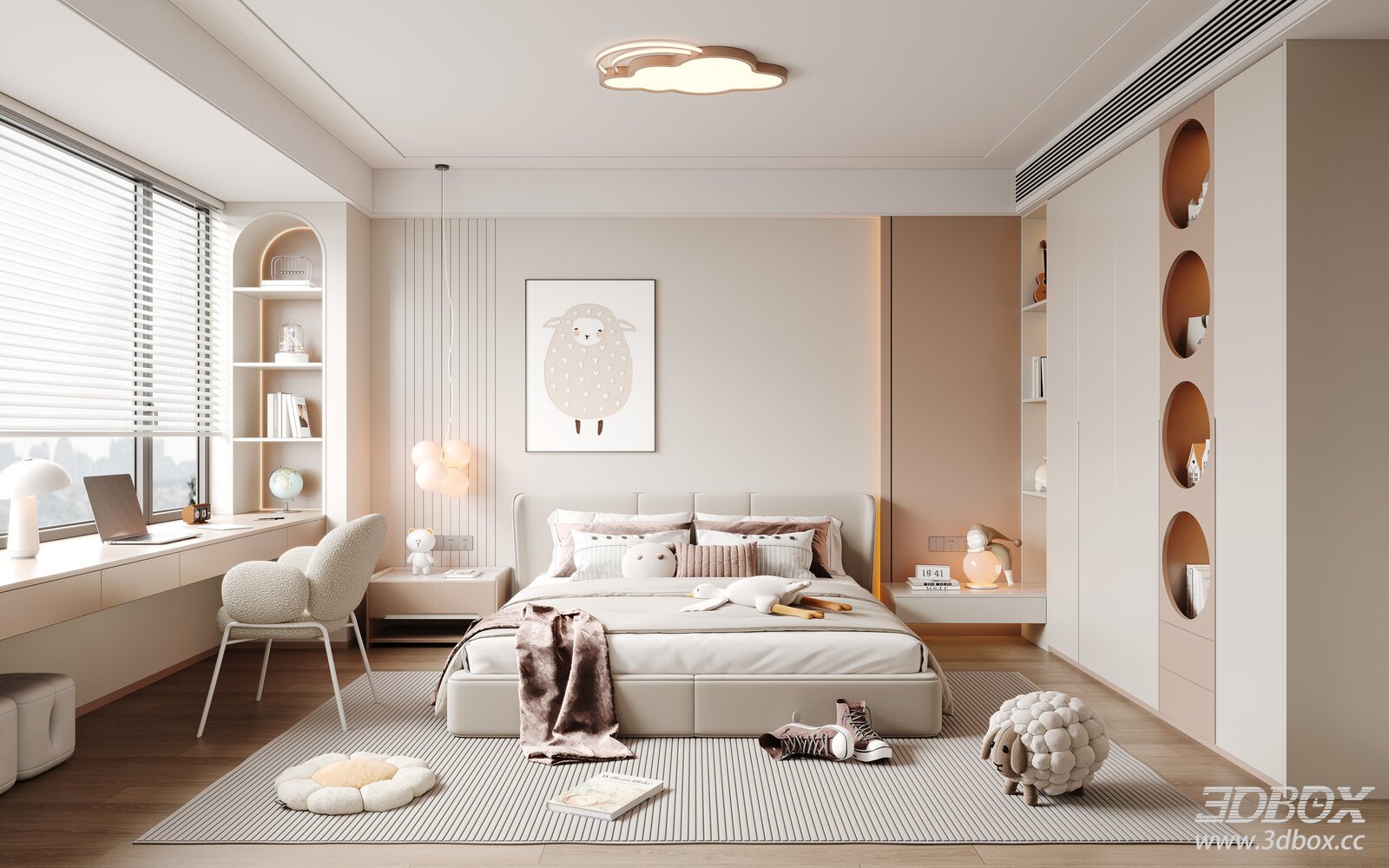 Modern Girl's Bedroom