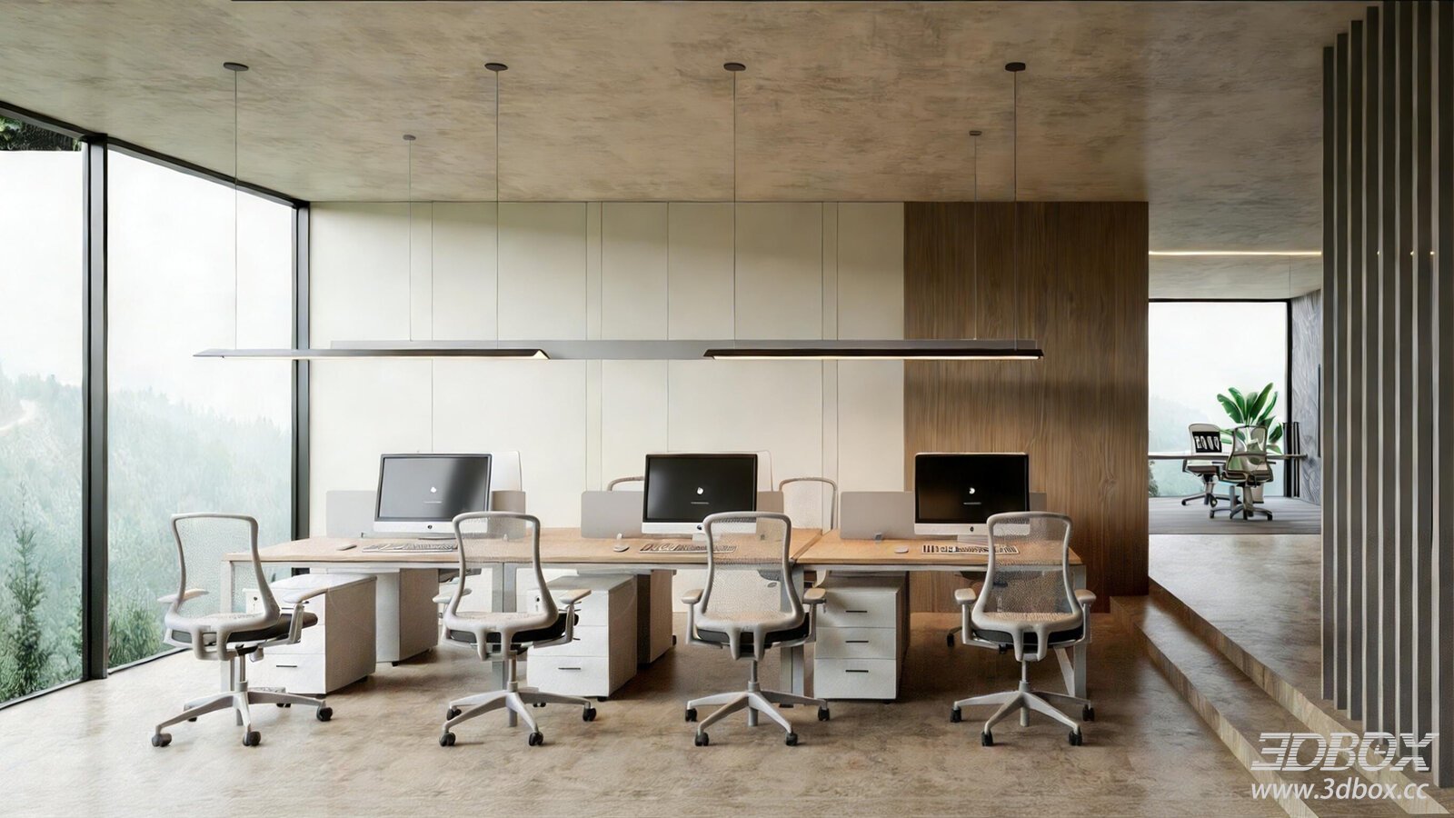 Modern Public Office Room