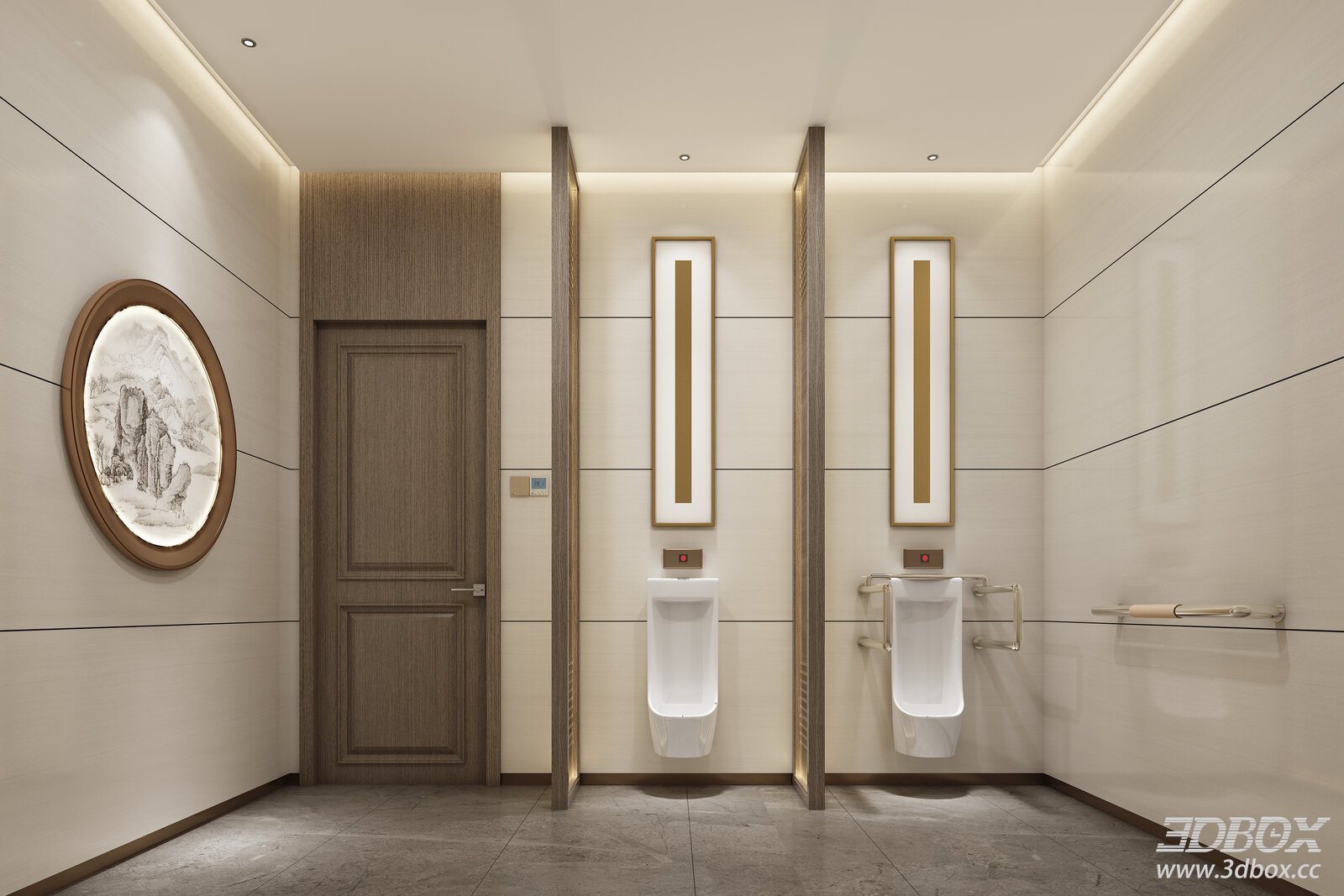 Modern Chinese - style Men's Urinal Bathroom