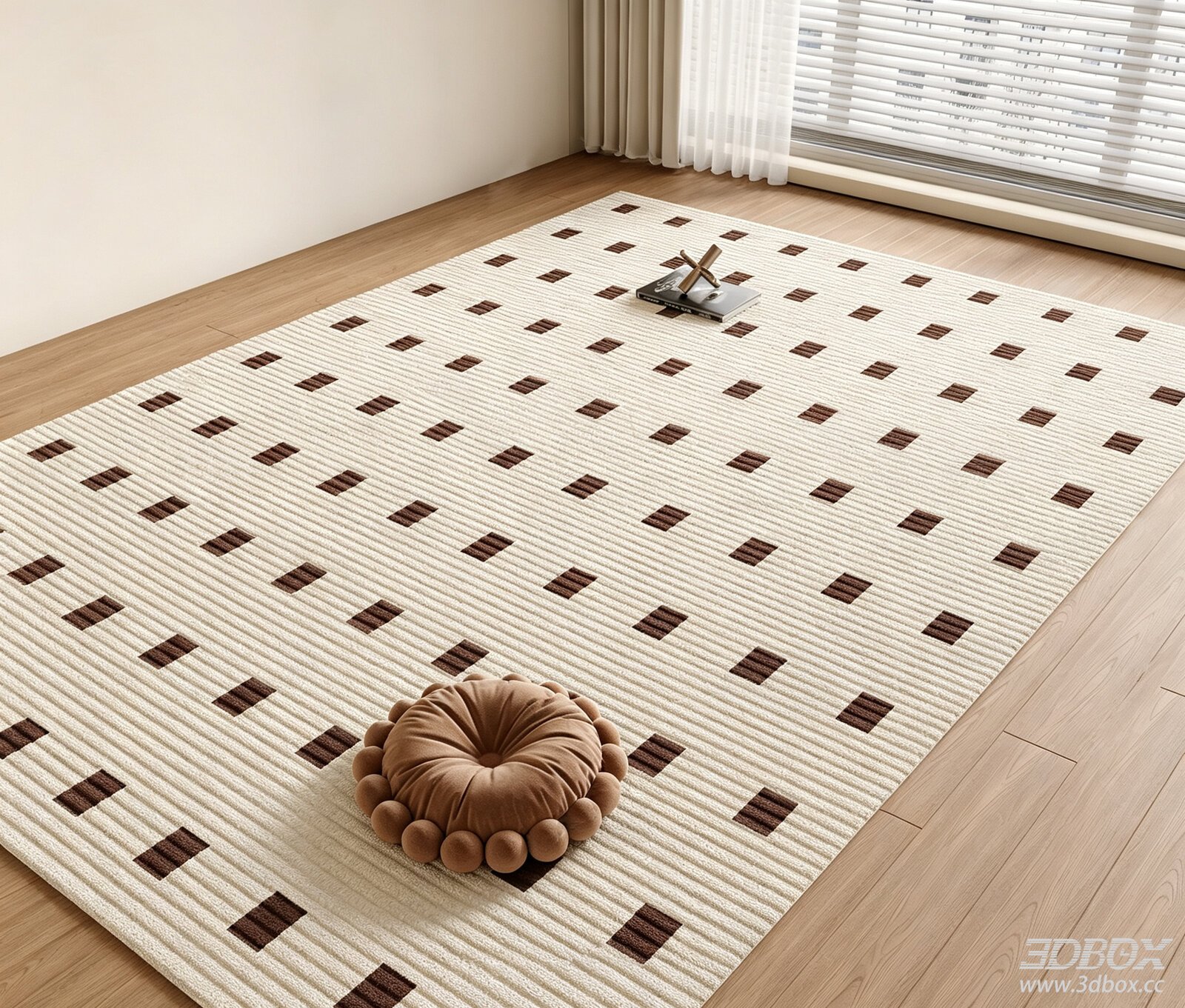 Modern New Chinese Style Plush Carpet