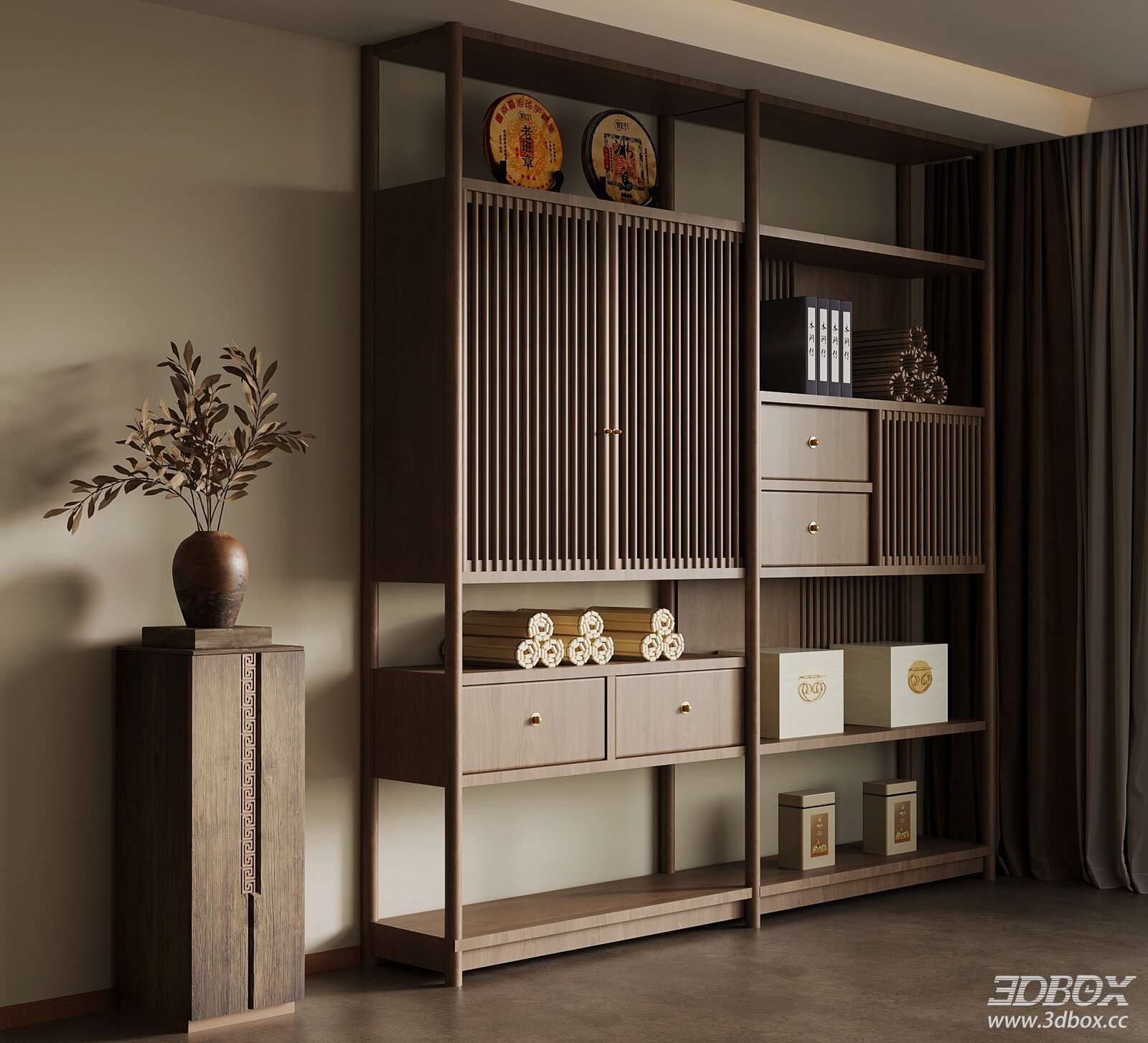 Chinese - Style Display Shelf